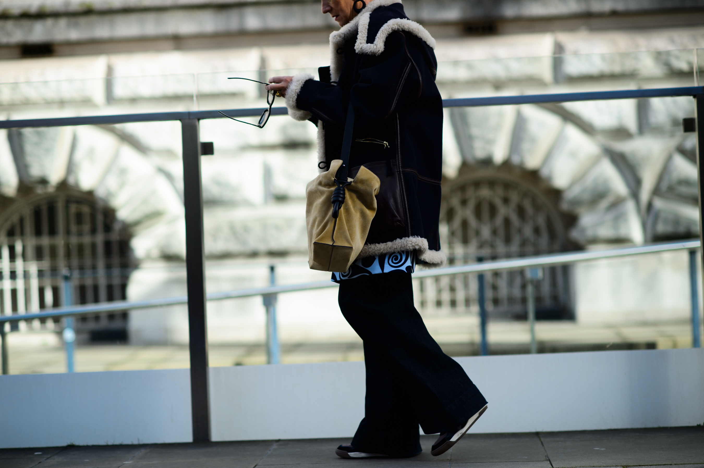 Woman before the show