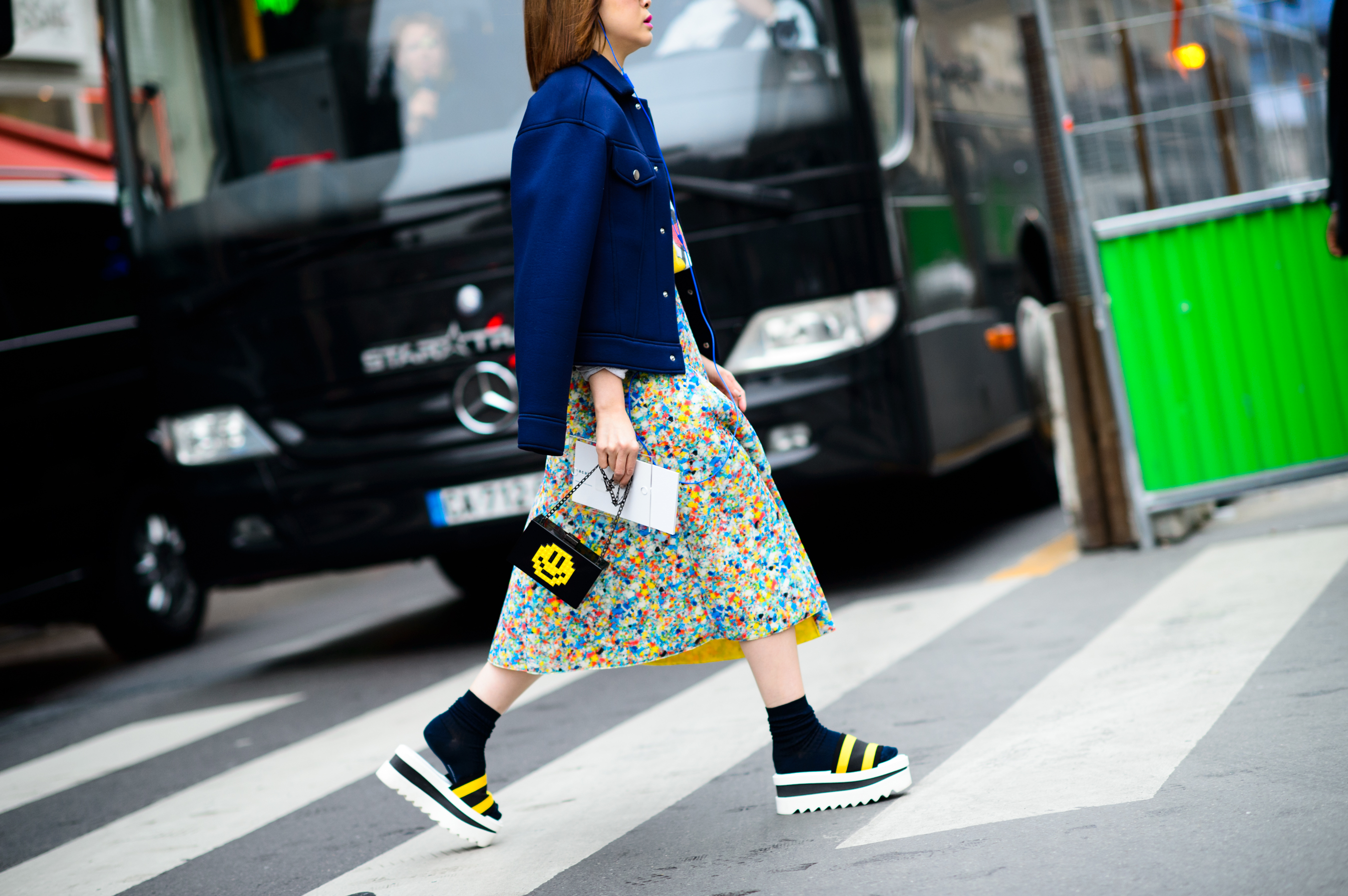 Japanese woman before the show