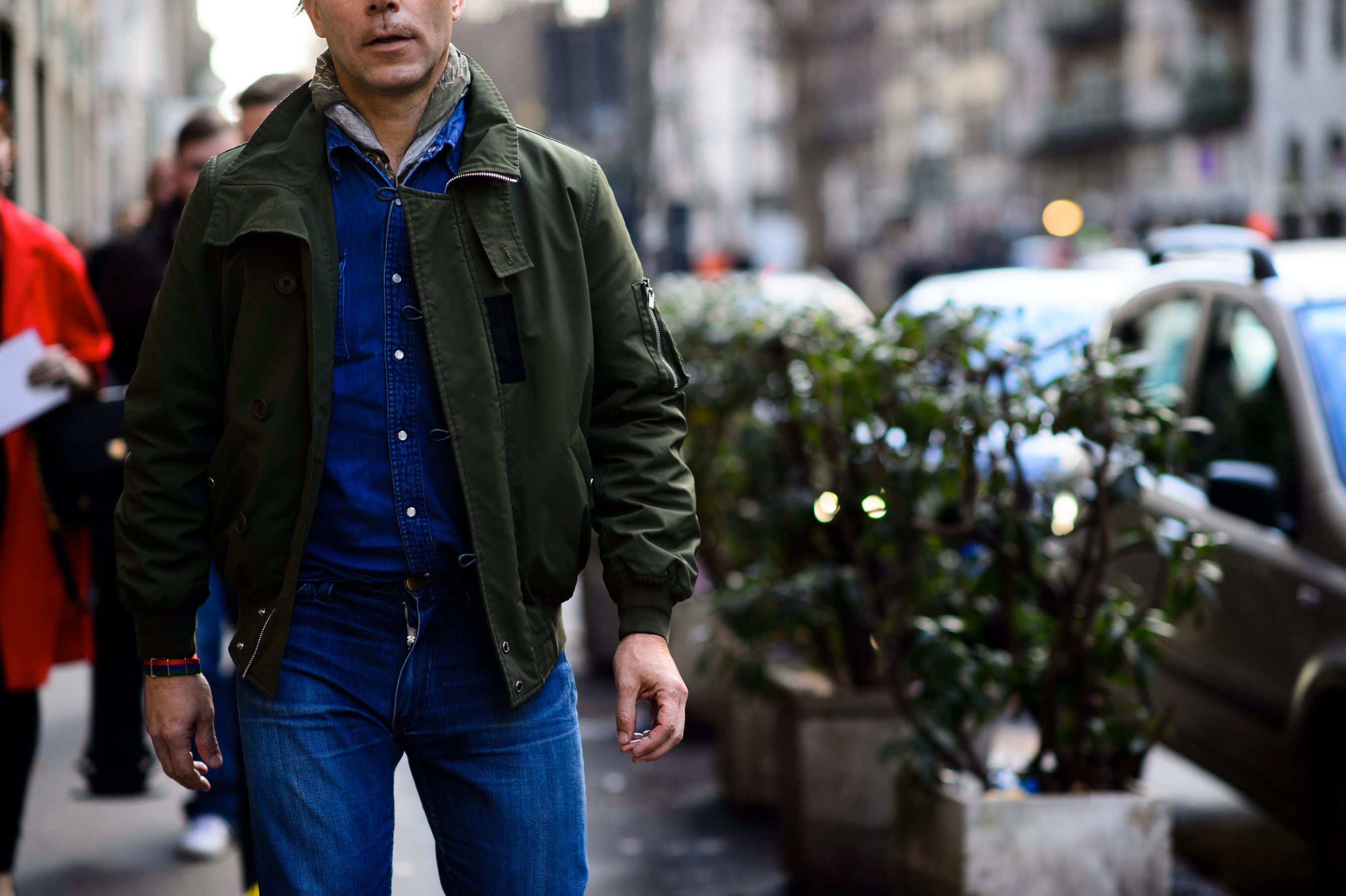 German man wearing green jacket