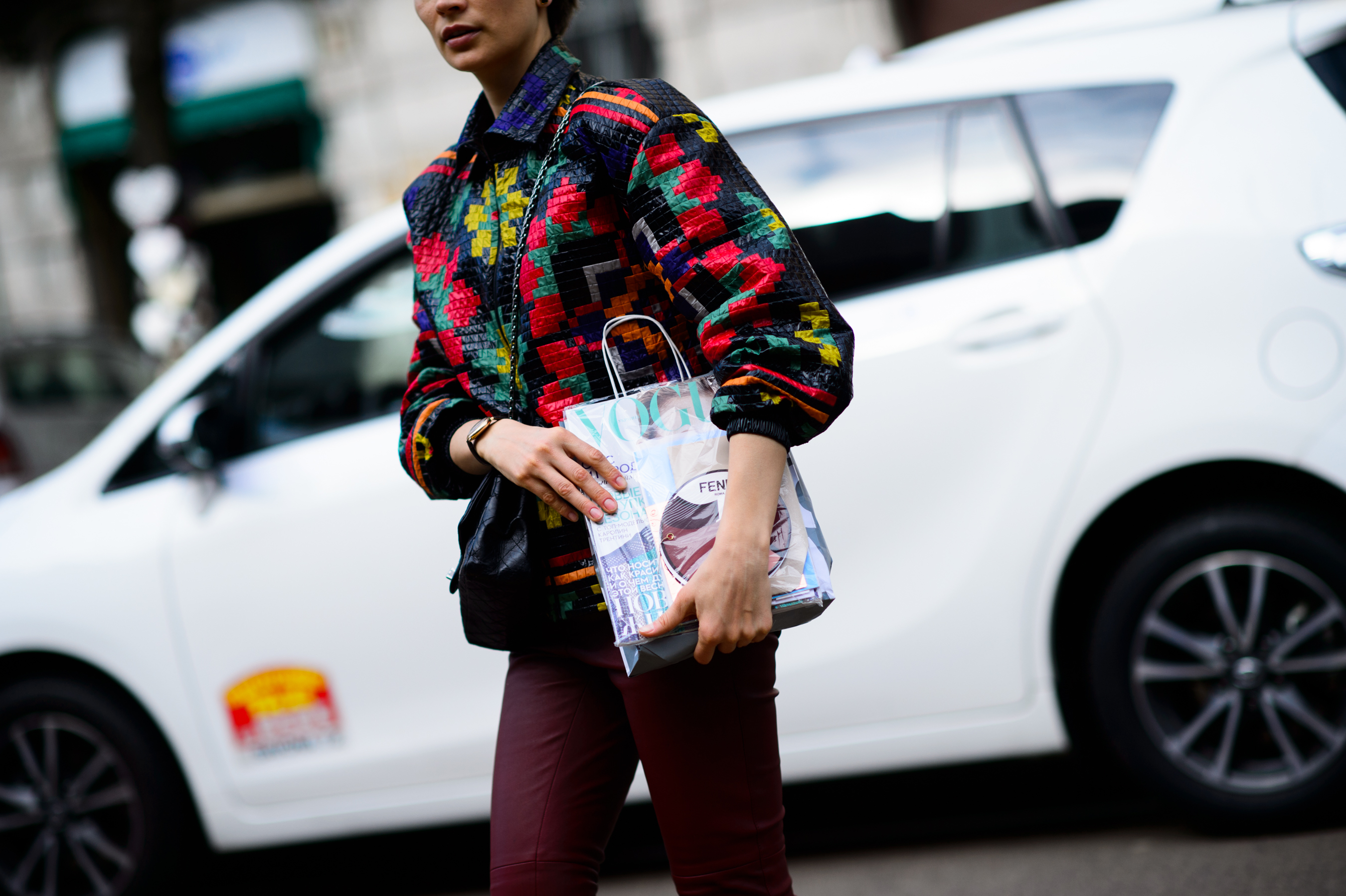 Ukrainian Vogue editor before the show