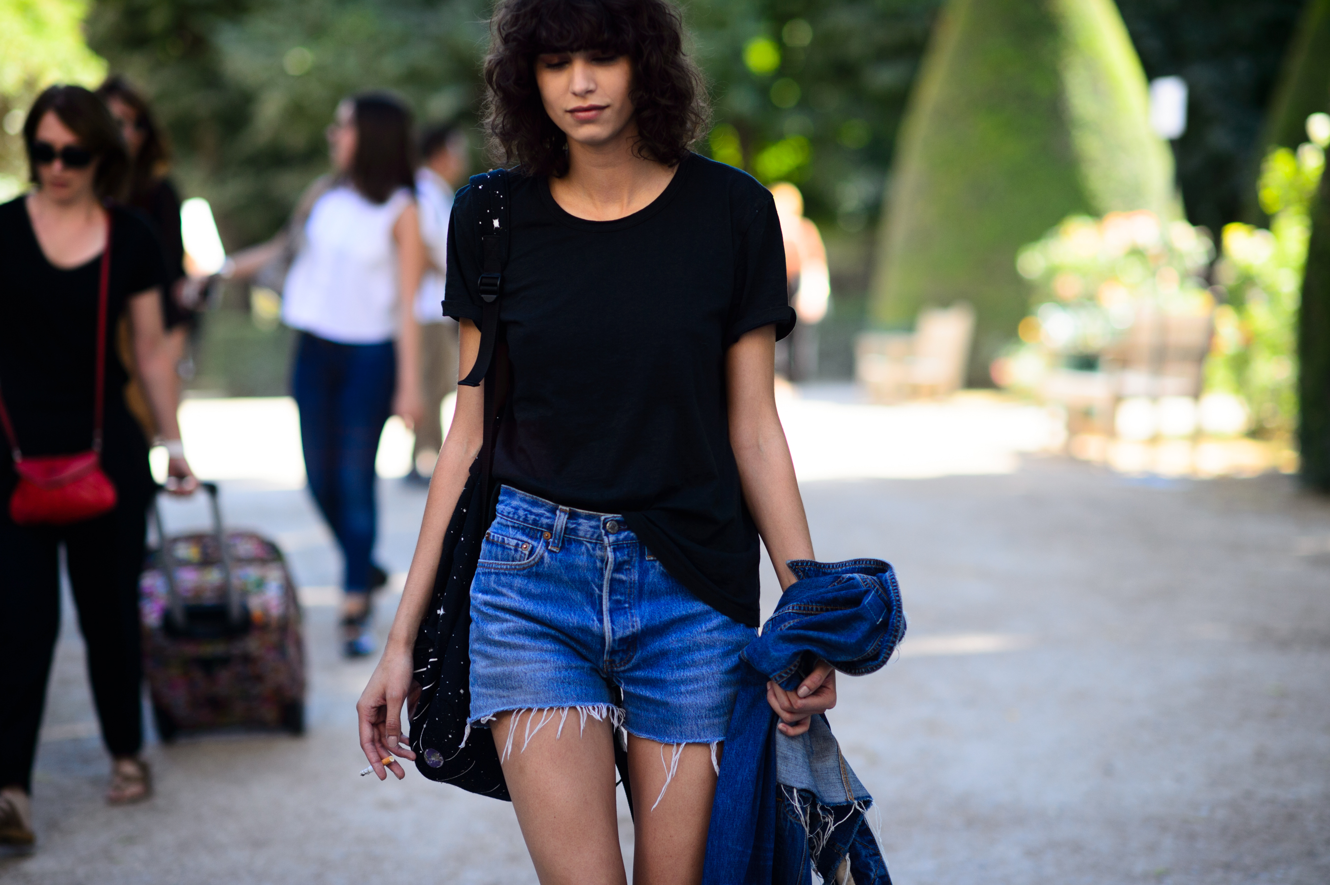 Argentinian model after couture show