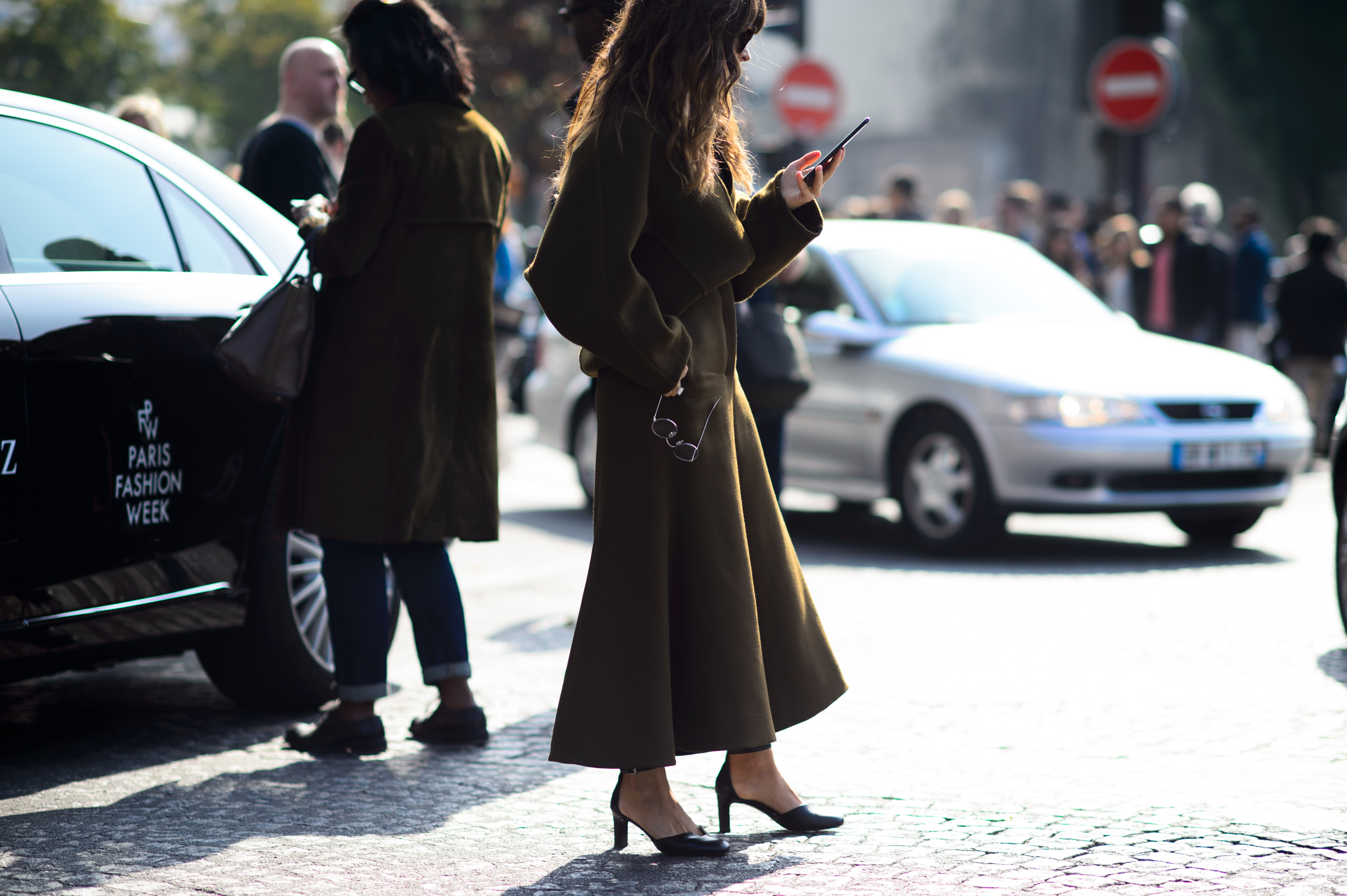 Russian business woman after Celine show