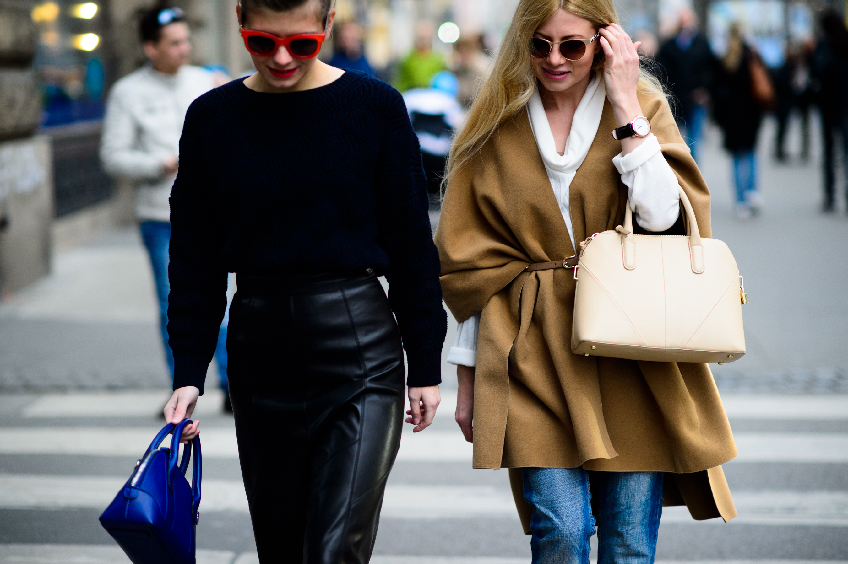 Two women before the show