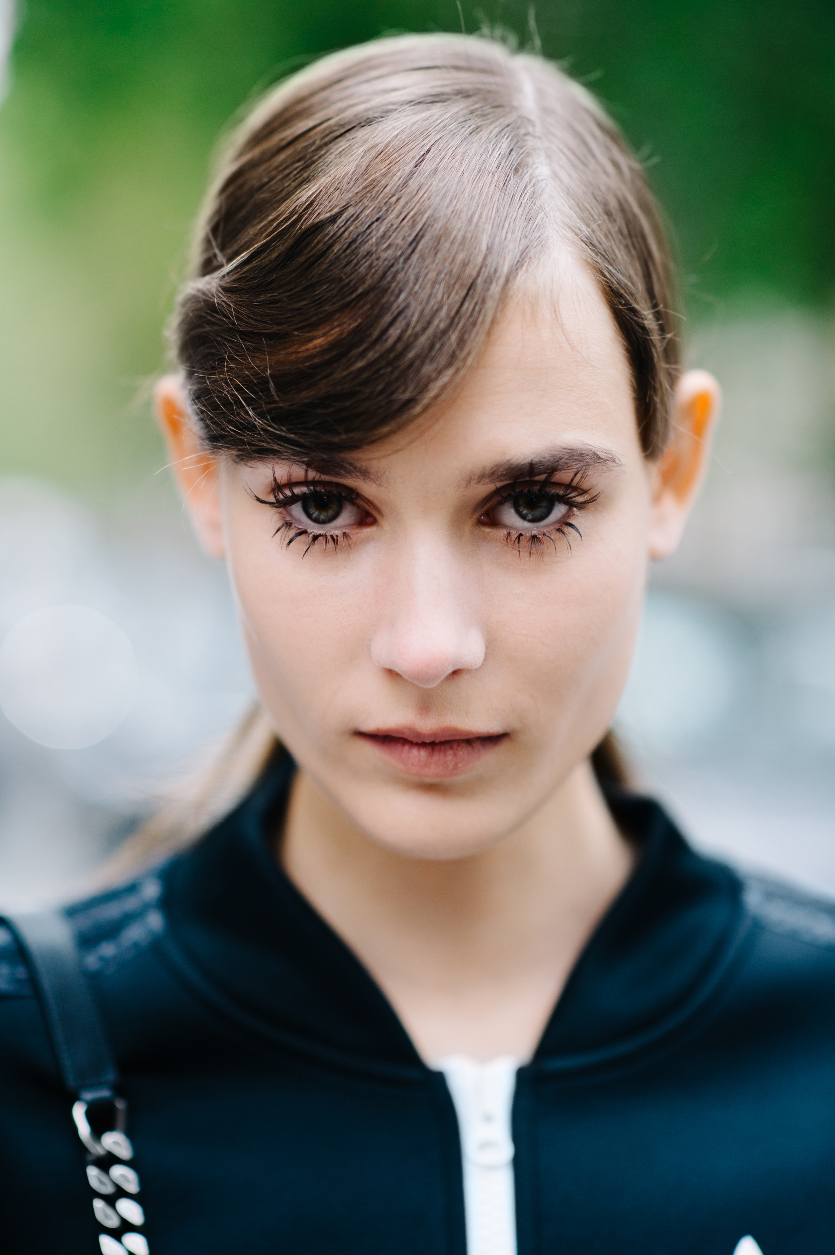 Portrait of a model wearing Marni make up