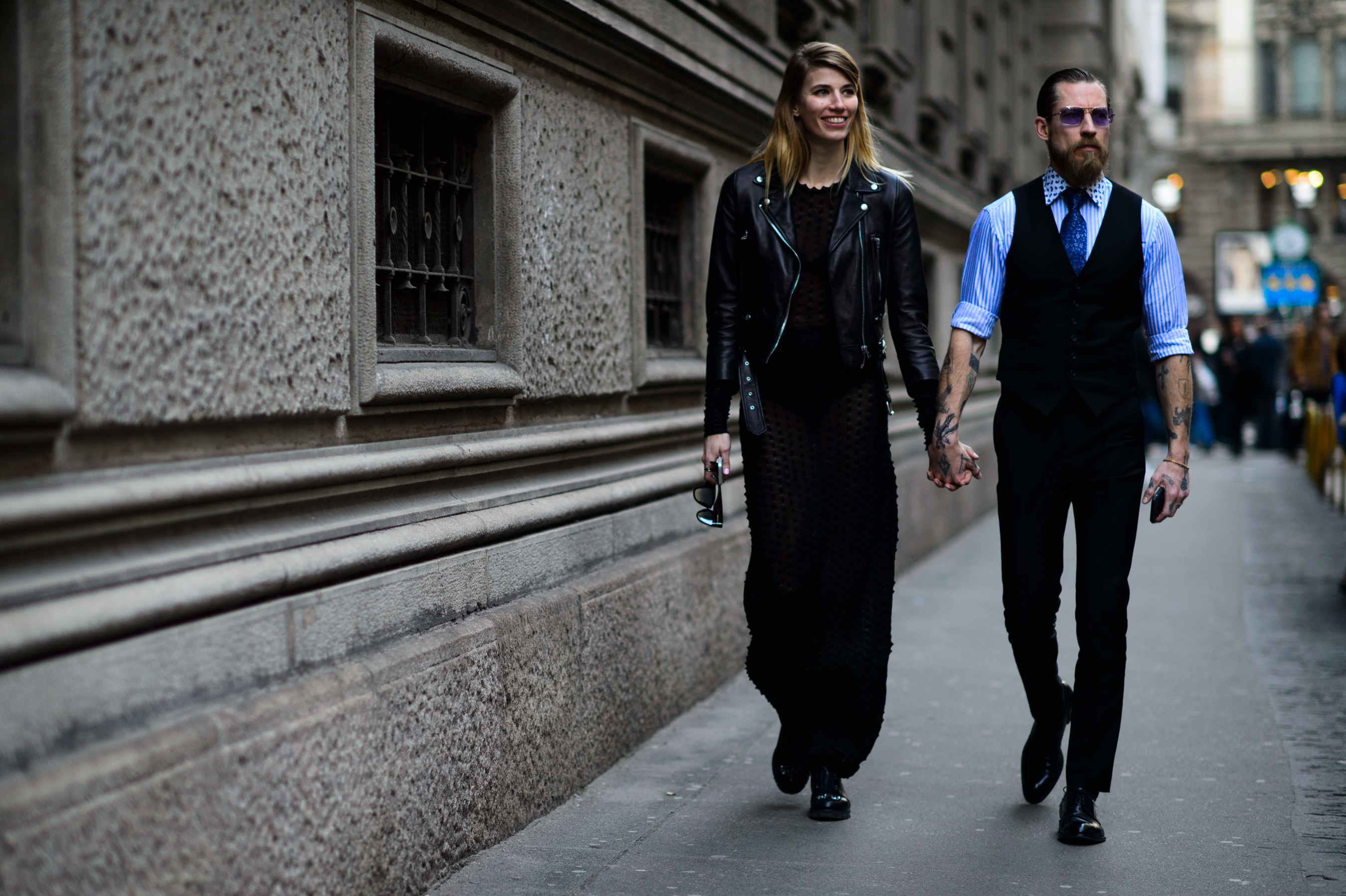Couple after the show