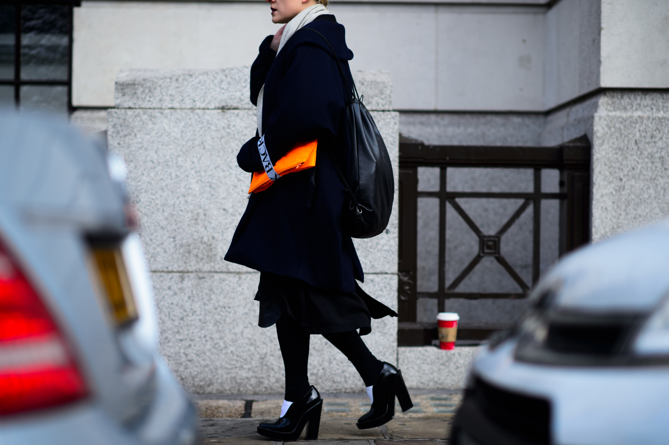 Woman going to the show