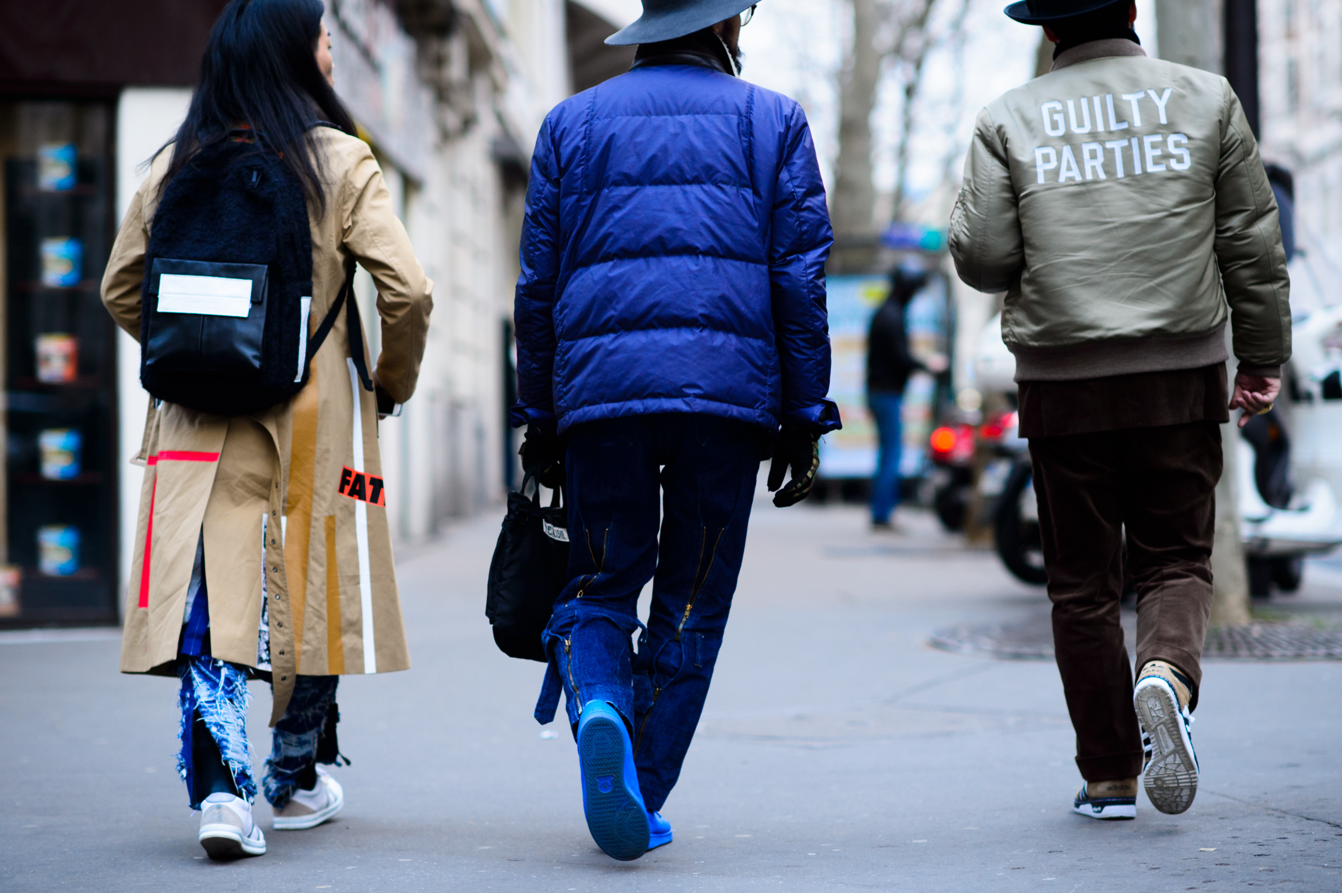 Three Japanese men before the show