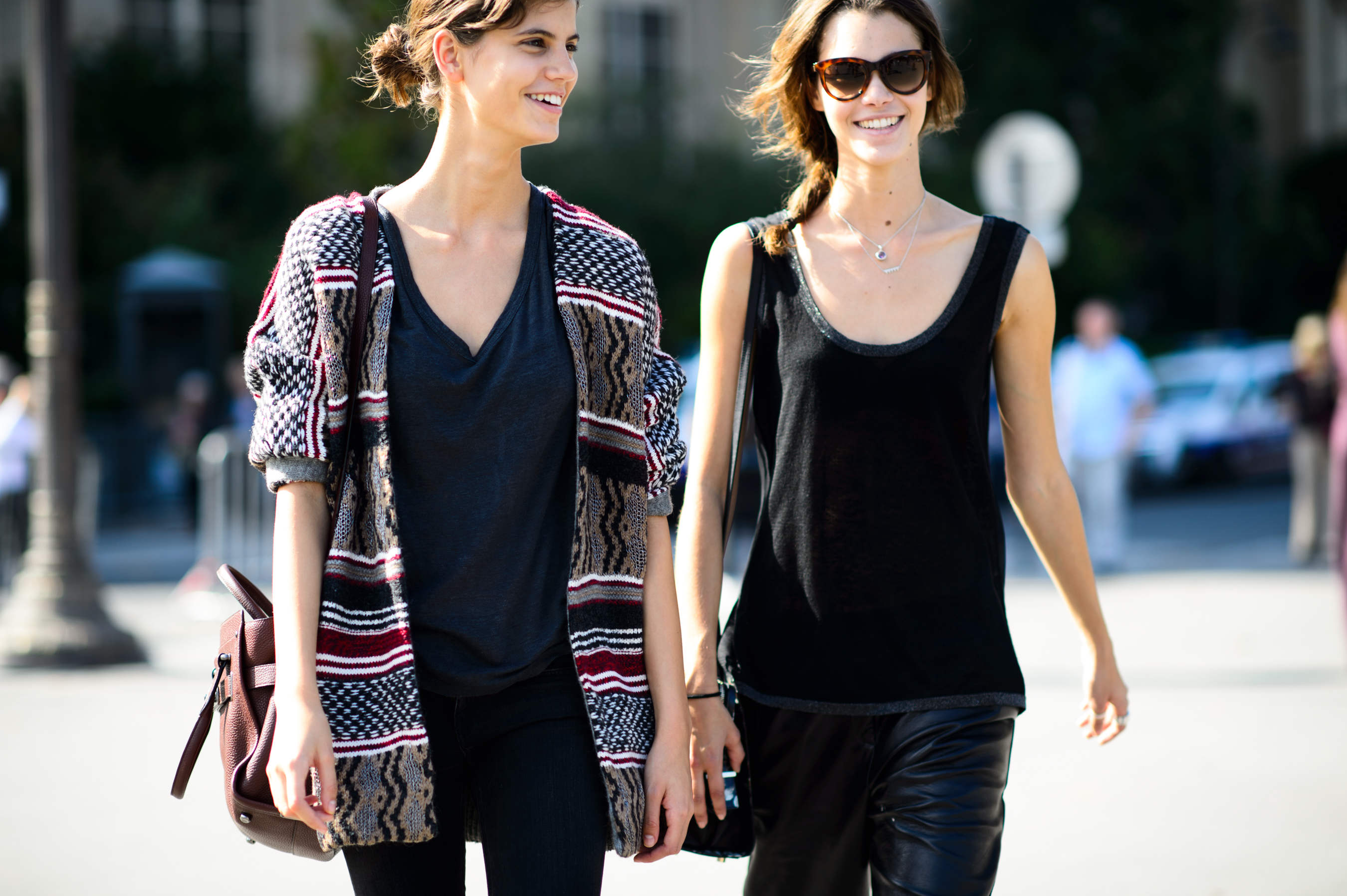 Two models after the show
