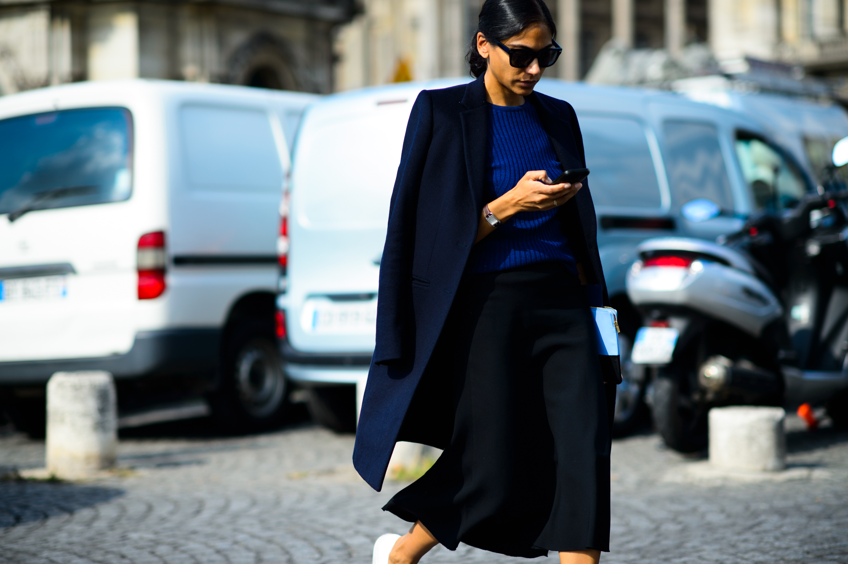 Woman going to the show