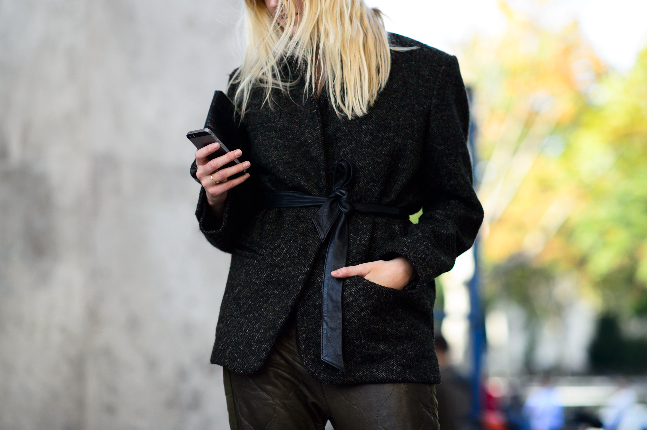 French blogger before the show