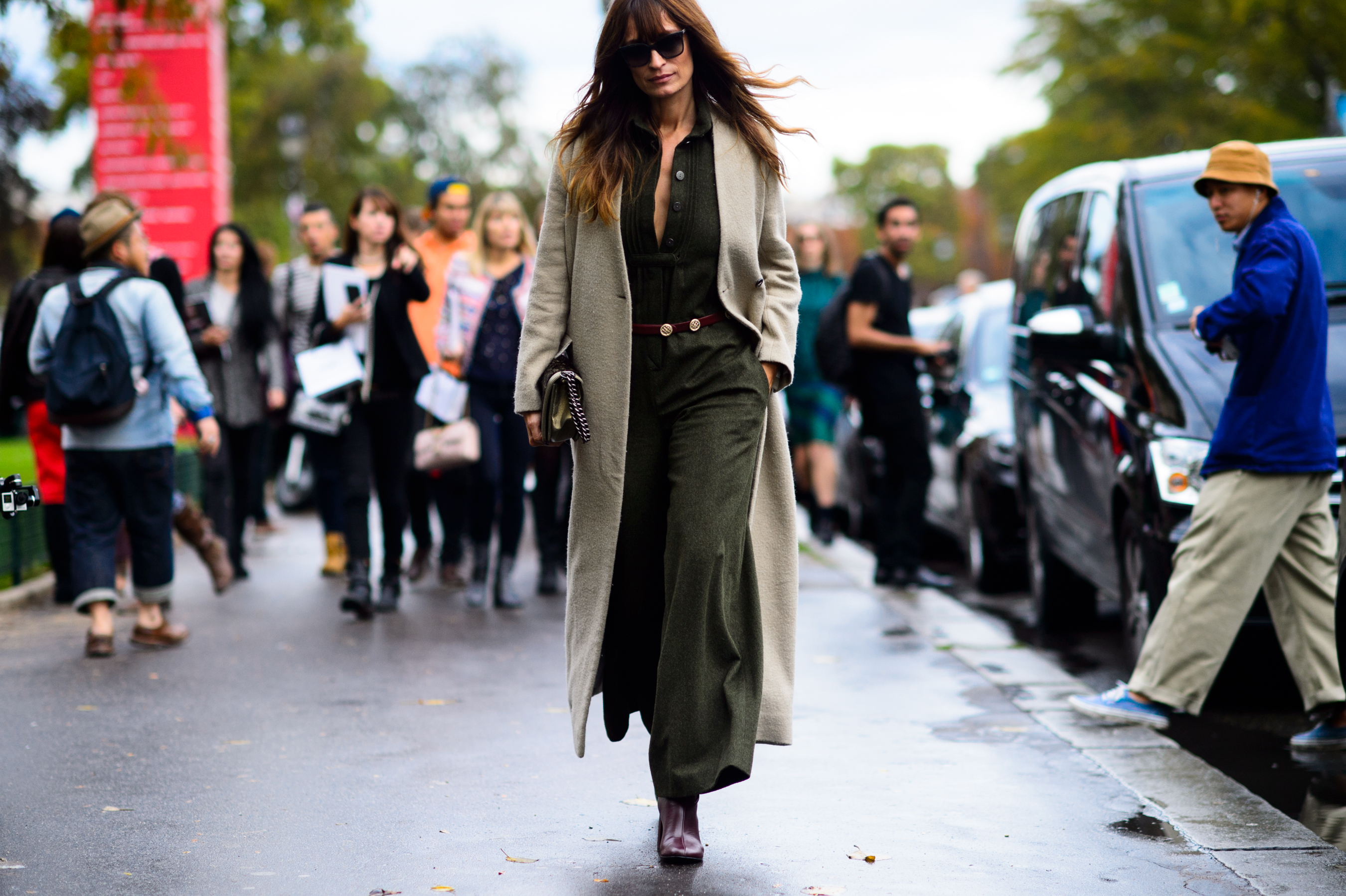 French model after Chanel show