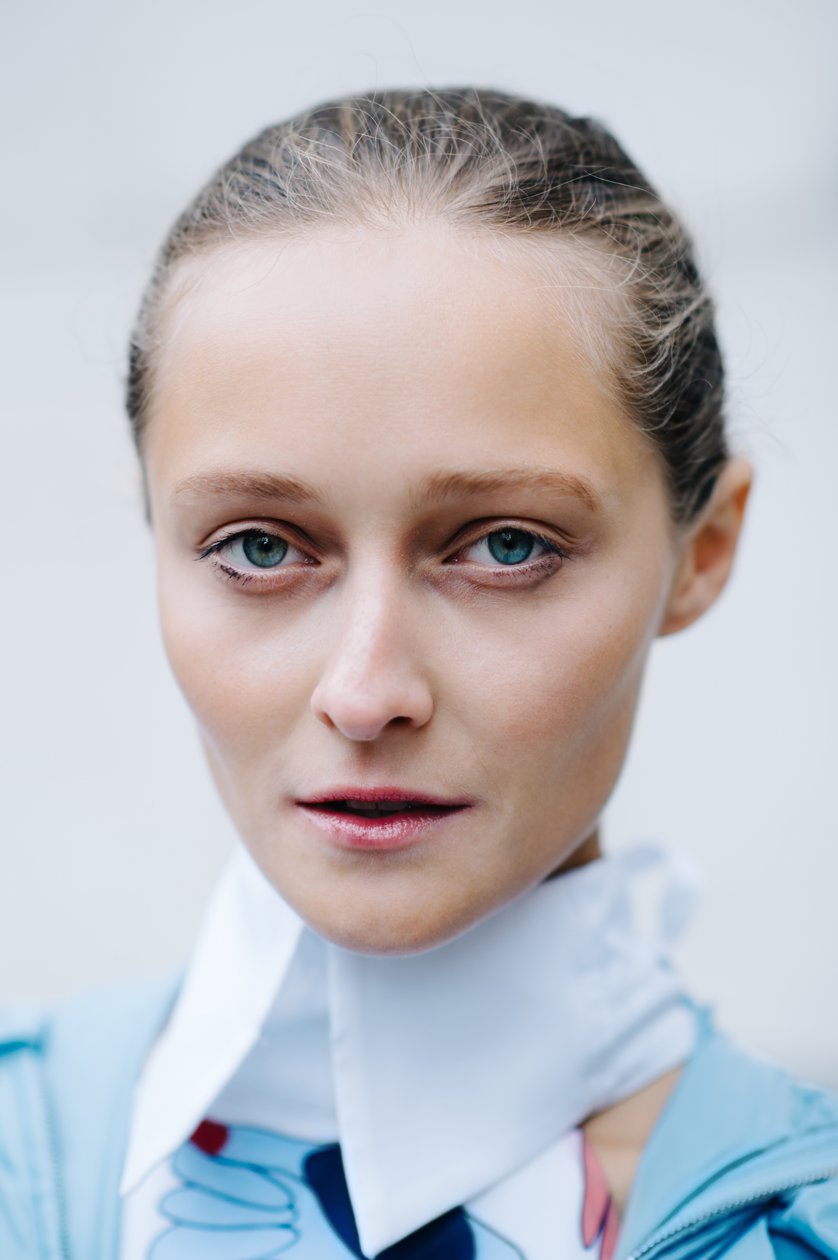 Portrait of Ukrainian style influencer in England