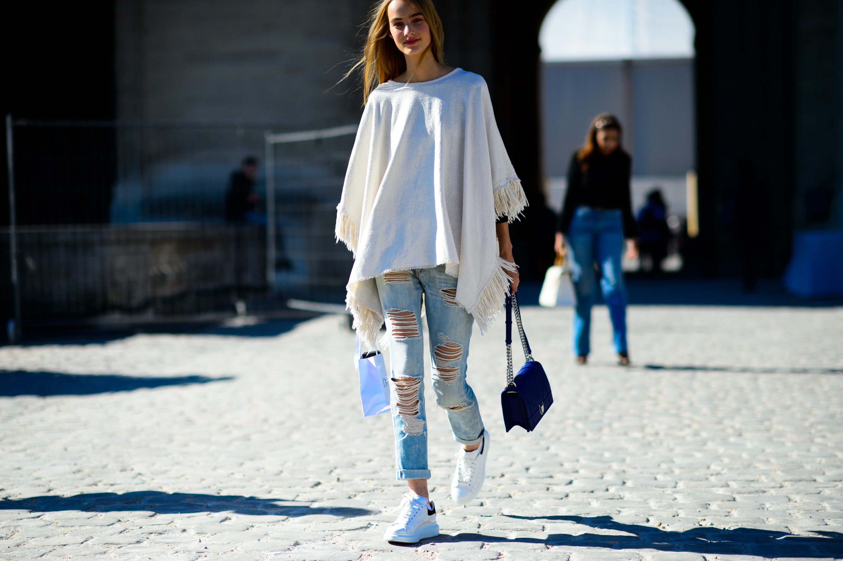 Dutch model after Dior show