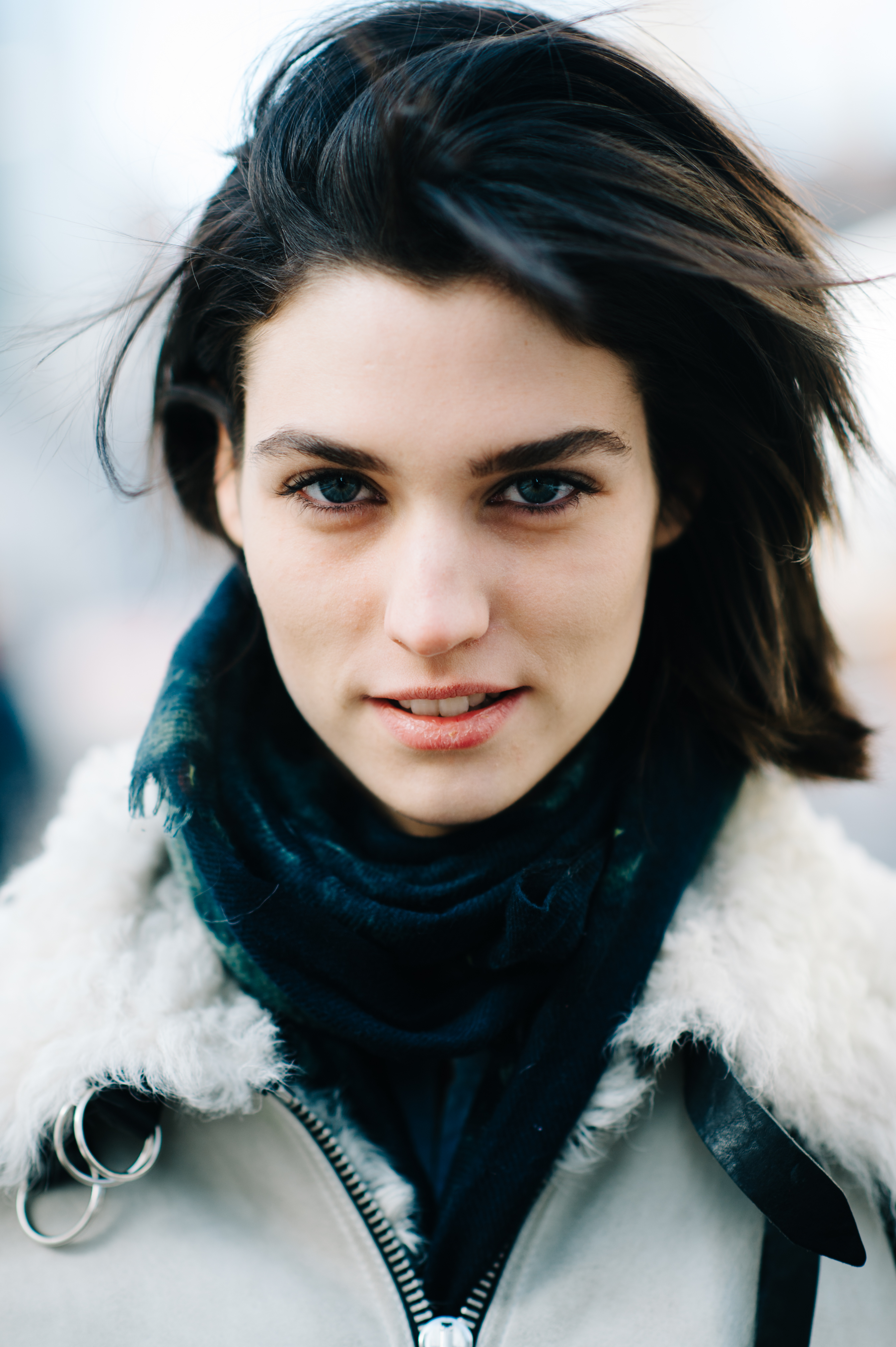Portrait of a French model
