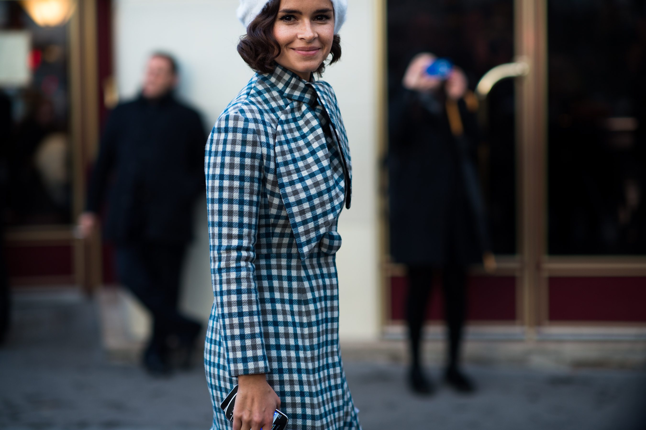 Russian woman wearing Gazinskaya