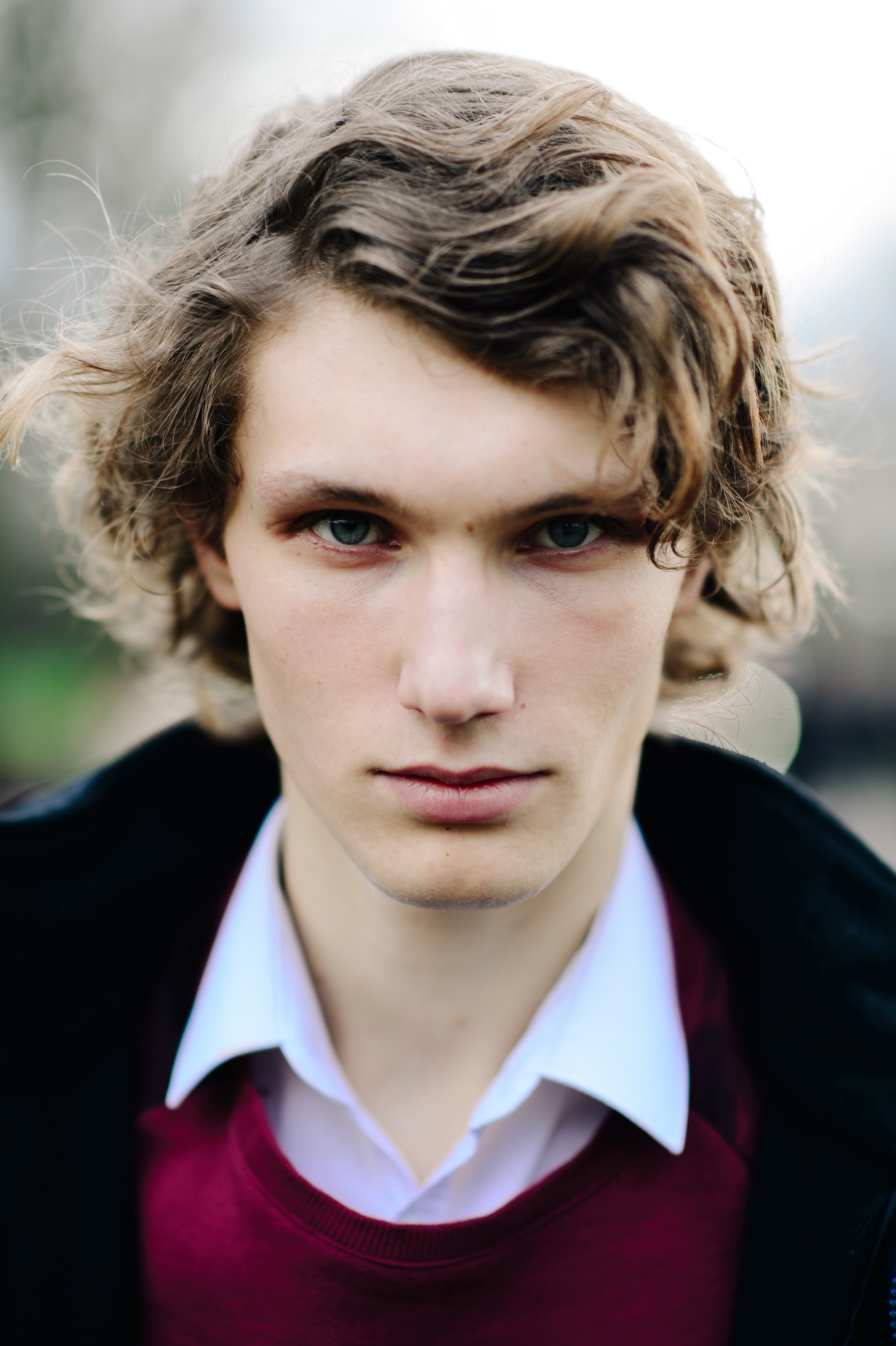 Portrait of a handsome male model