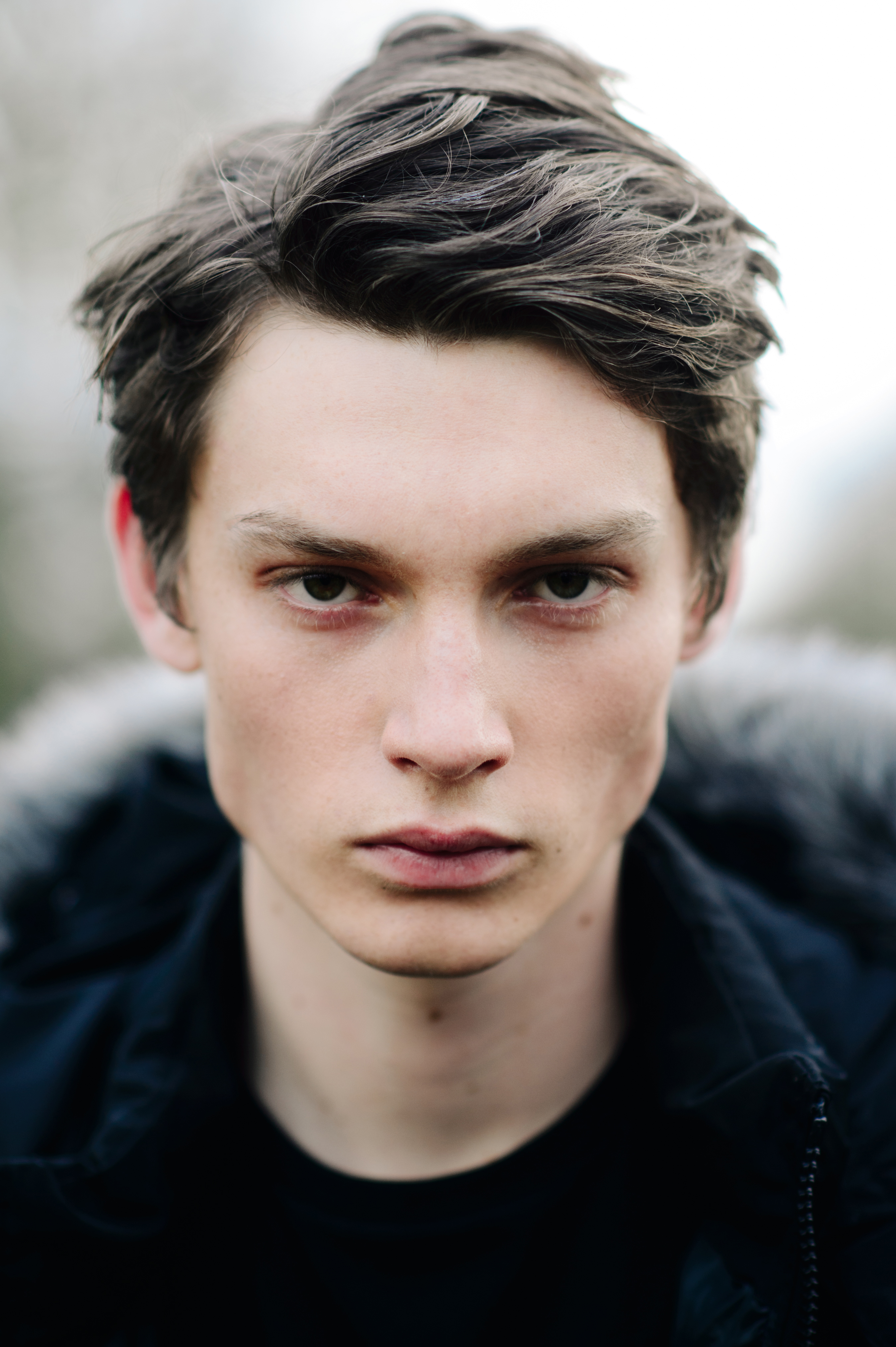 Portrait of a male model