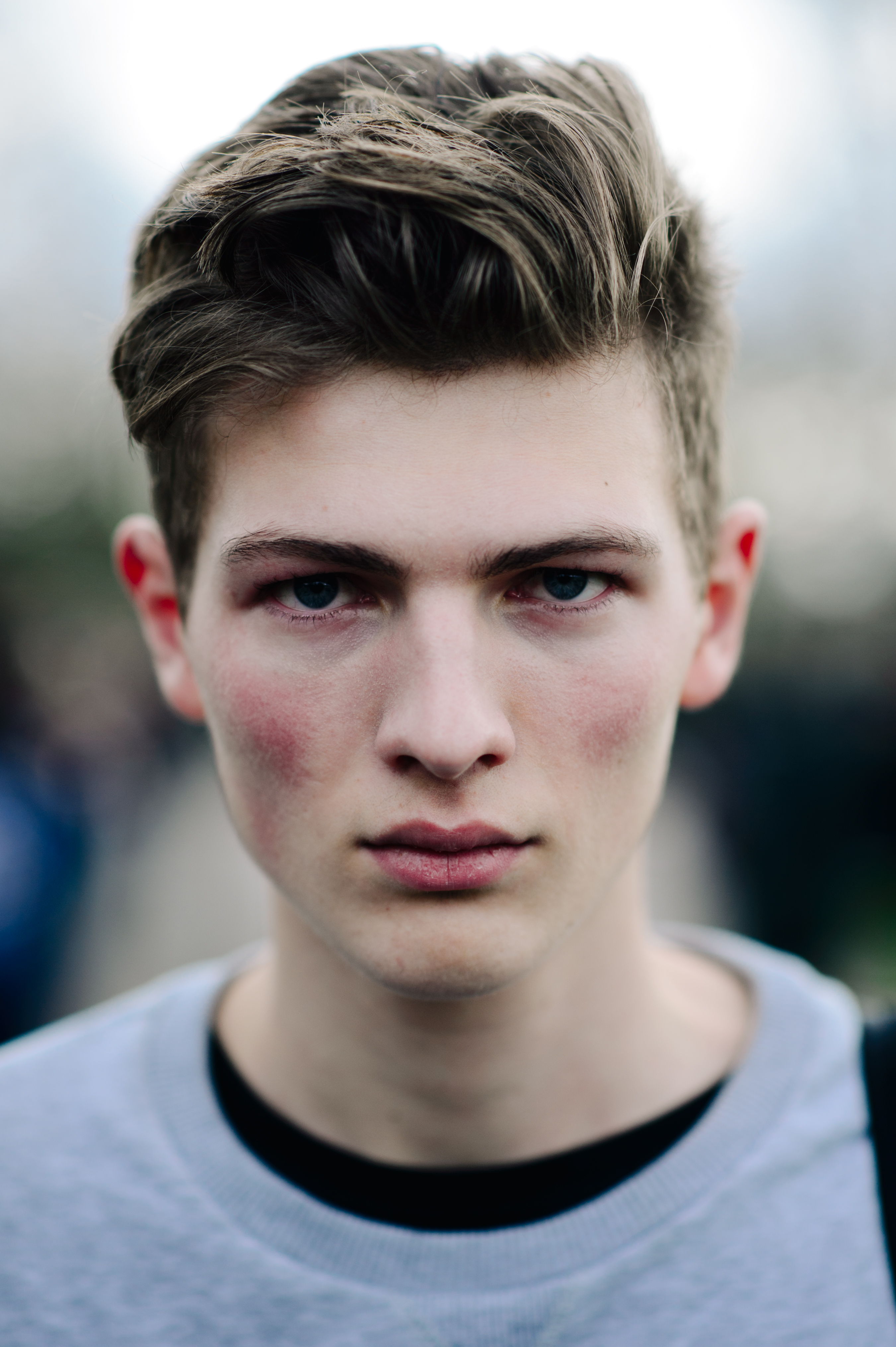 Portrait of a male model