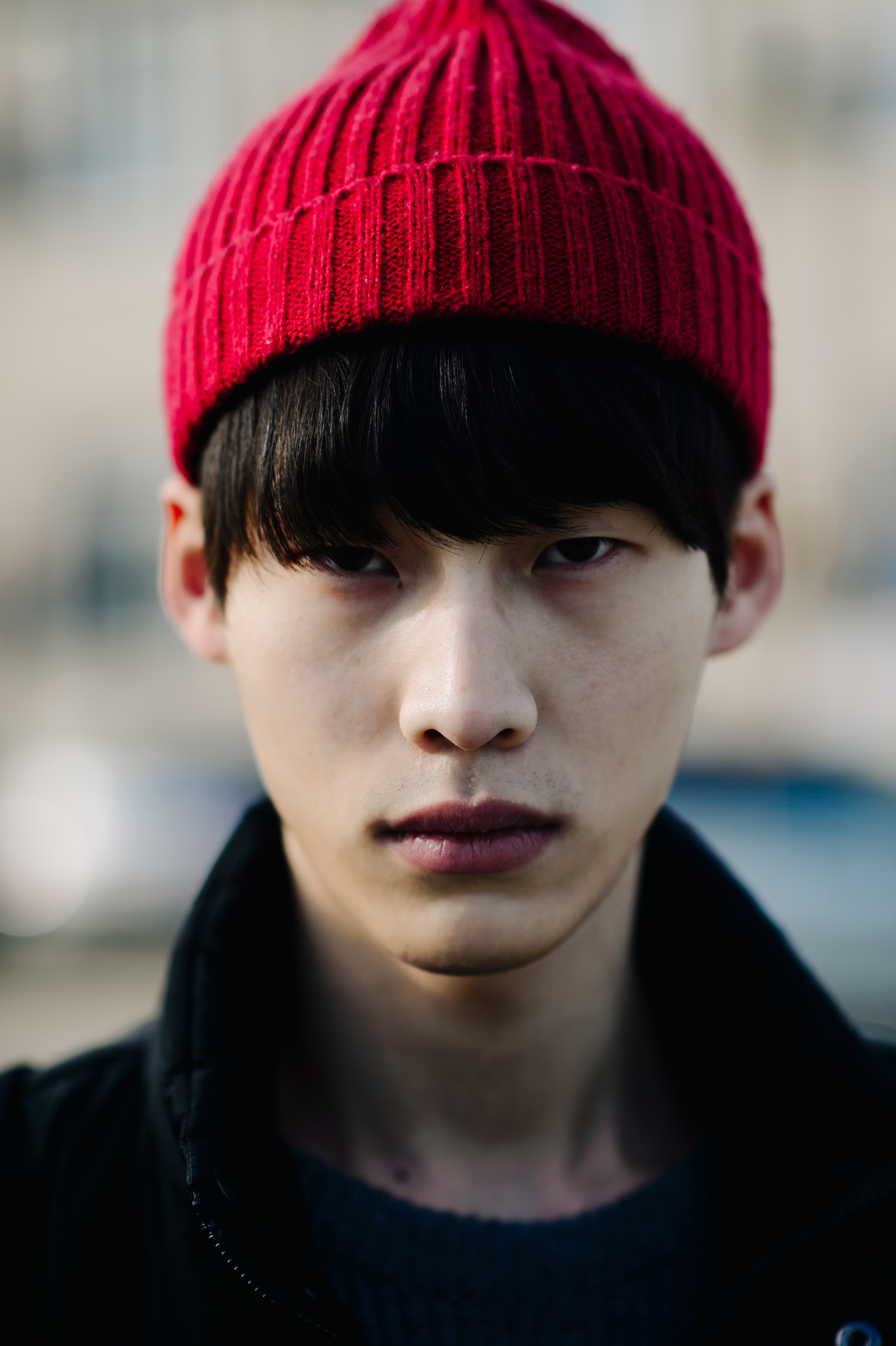Portrait of an Asian male model