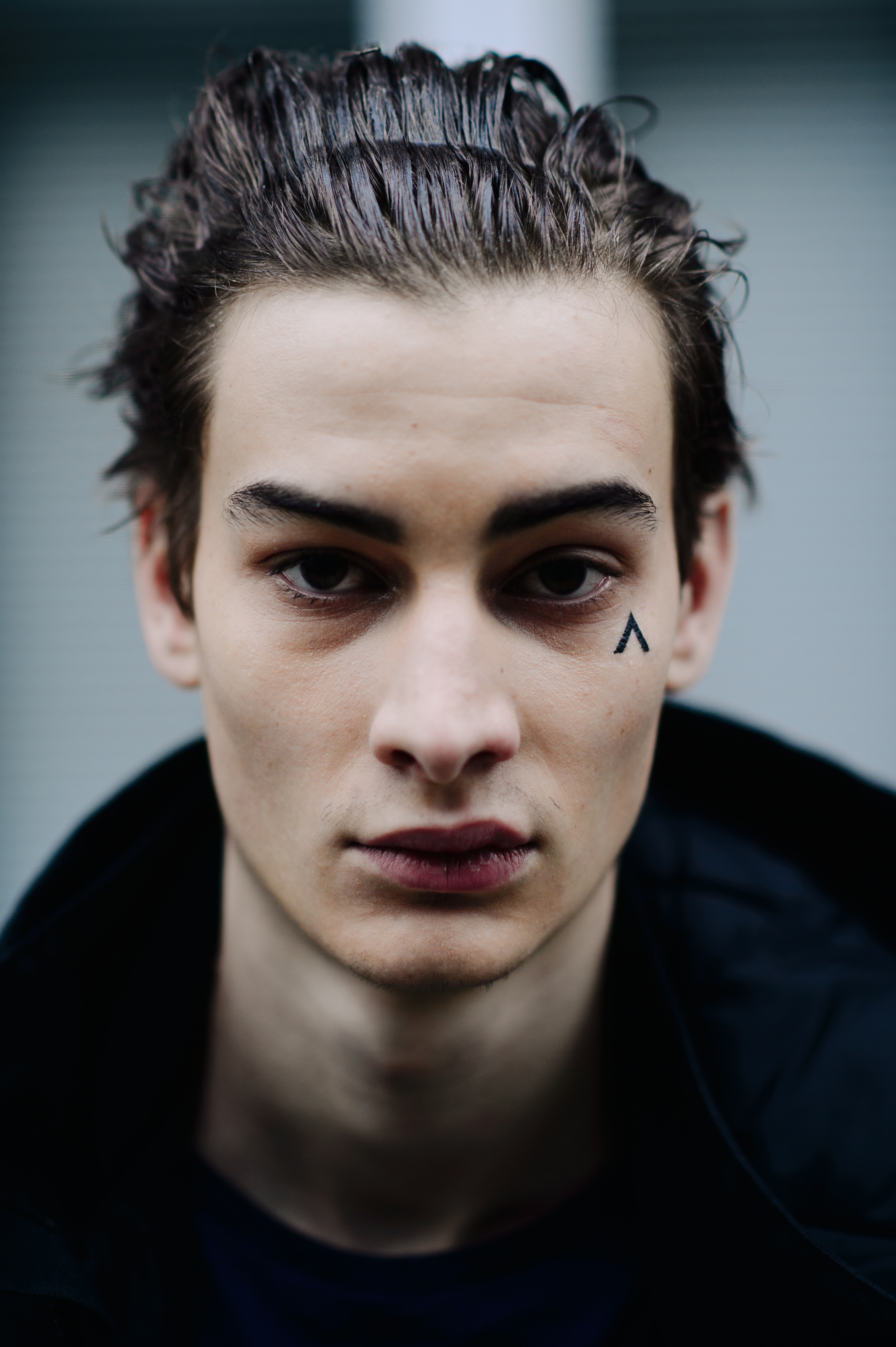 Portrait of a male model