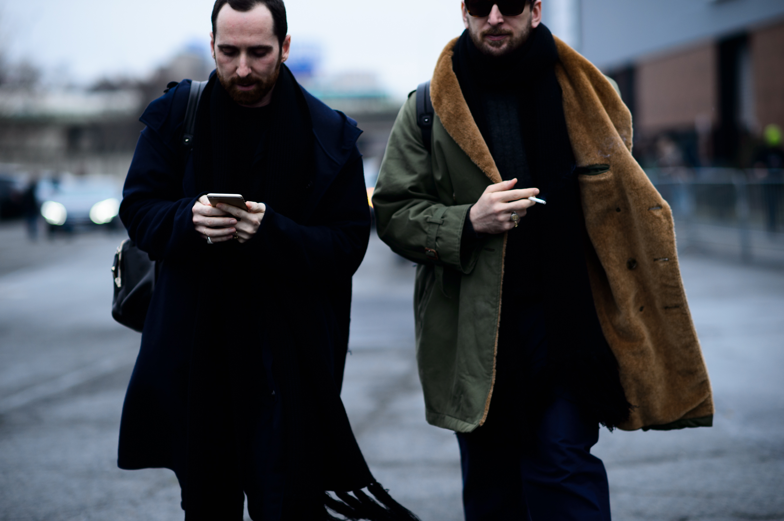 Two men after the show