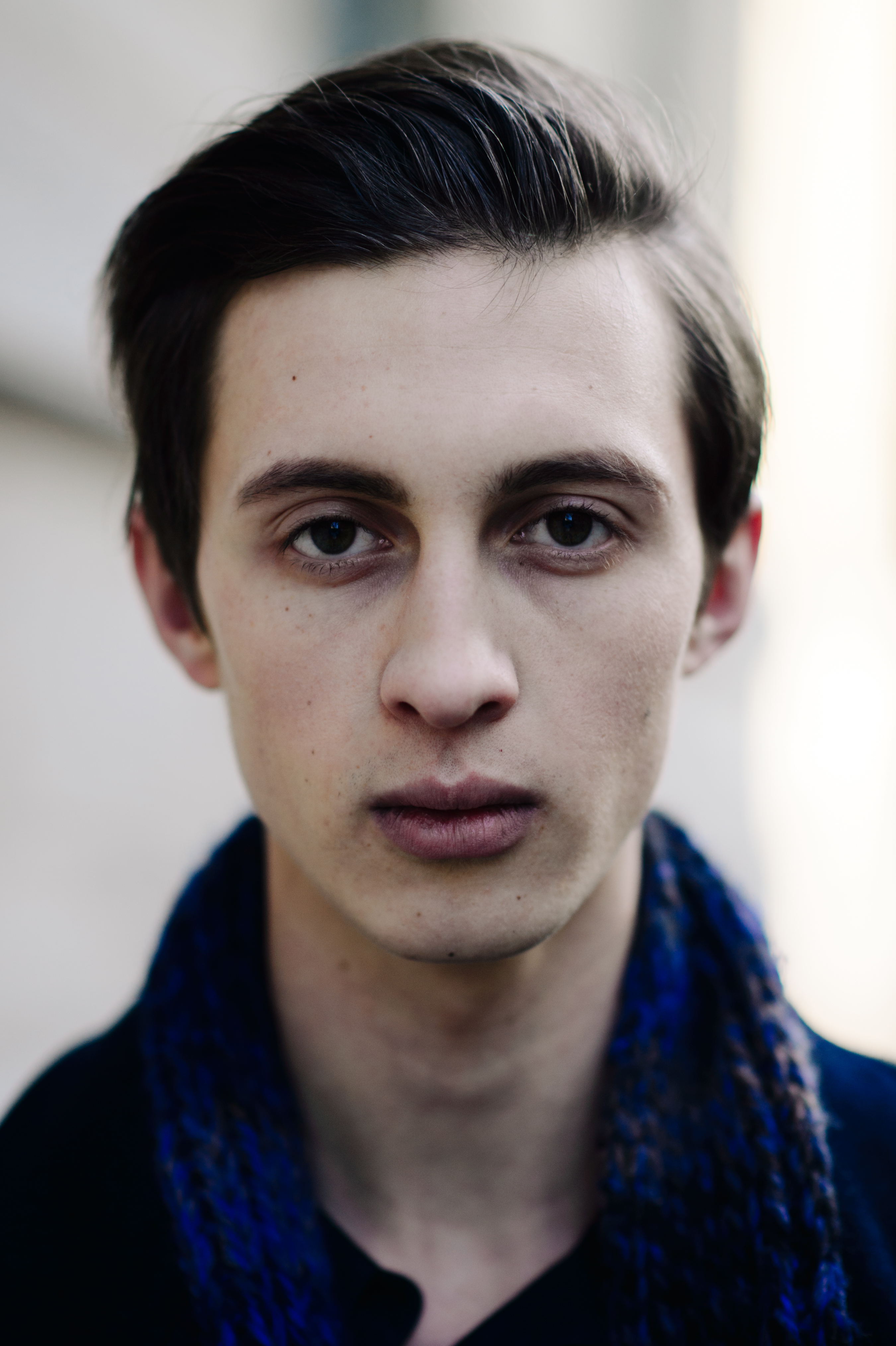 Portrait of a male model