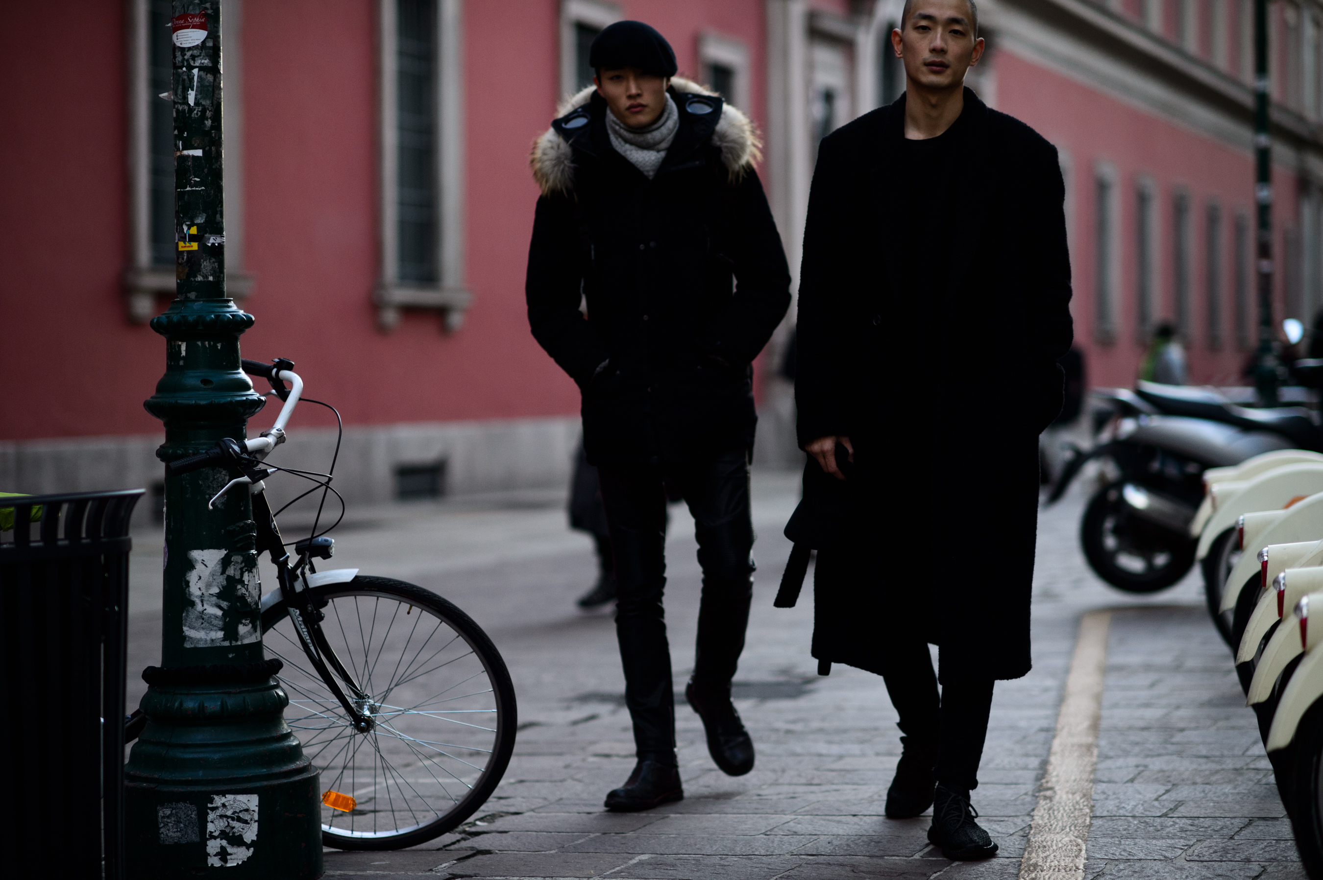 Two Korean male models after Missoni
