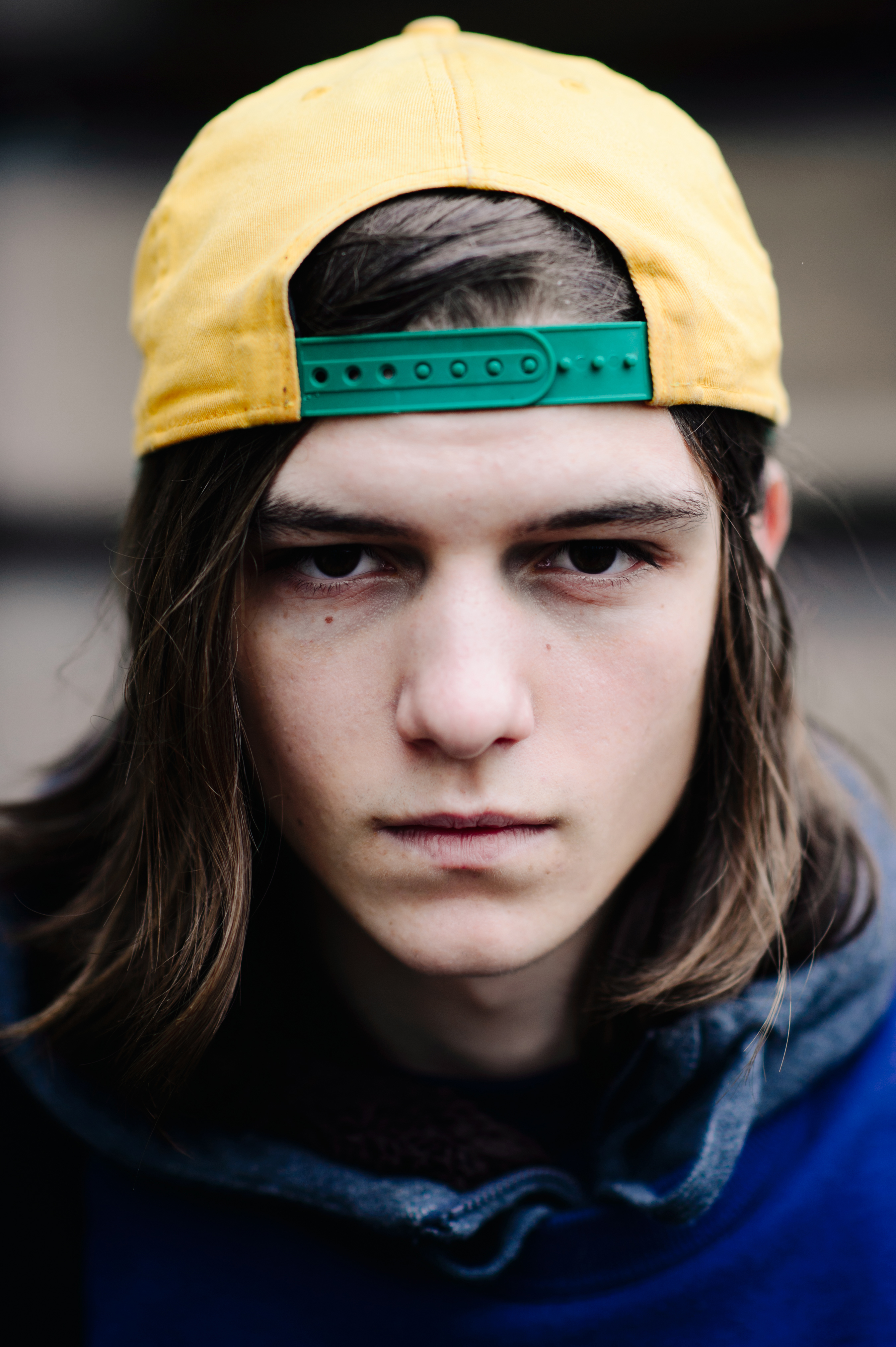 Portrait of a male model