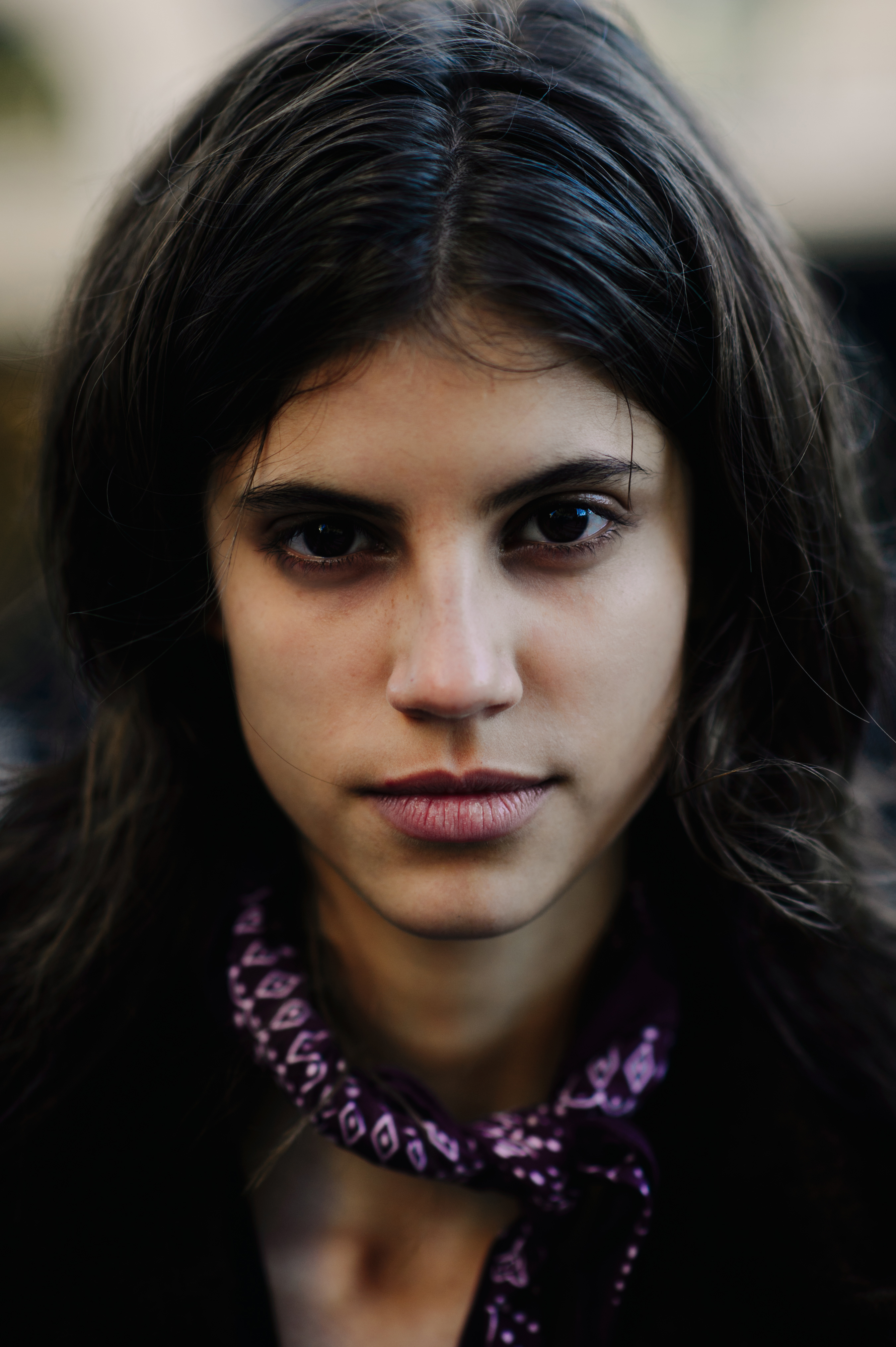 Portrait of a model after Schiaparelli