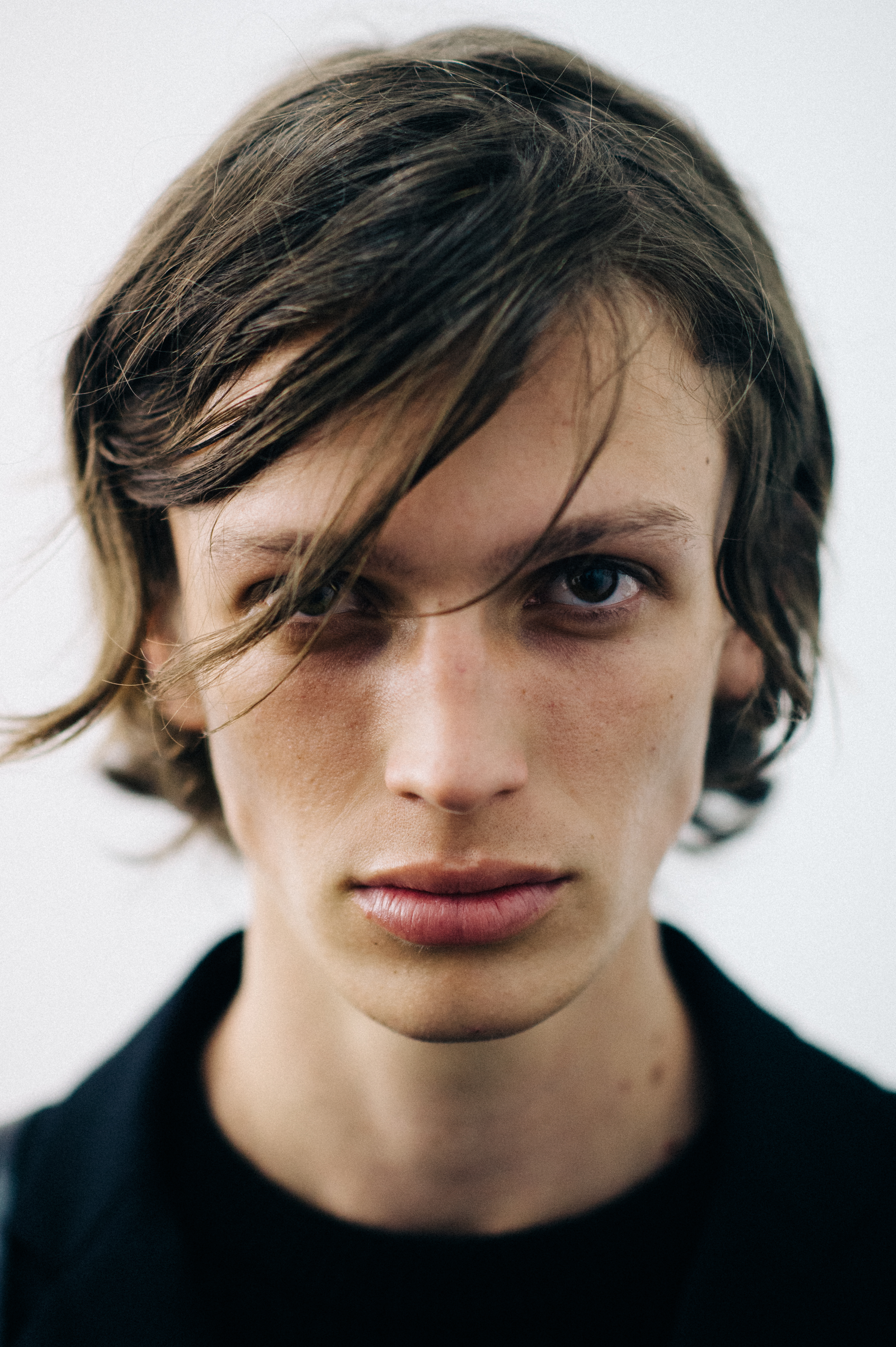 Portrait of British male model