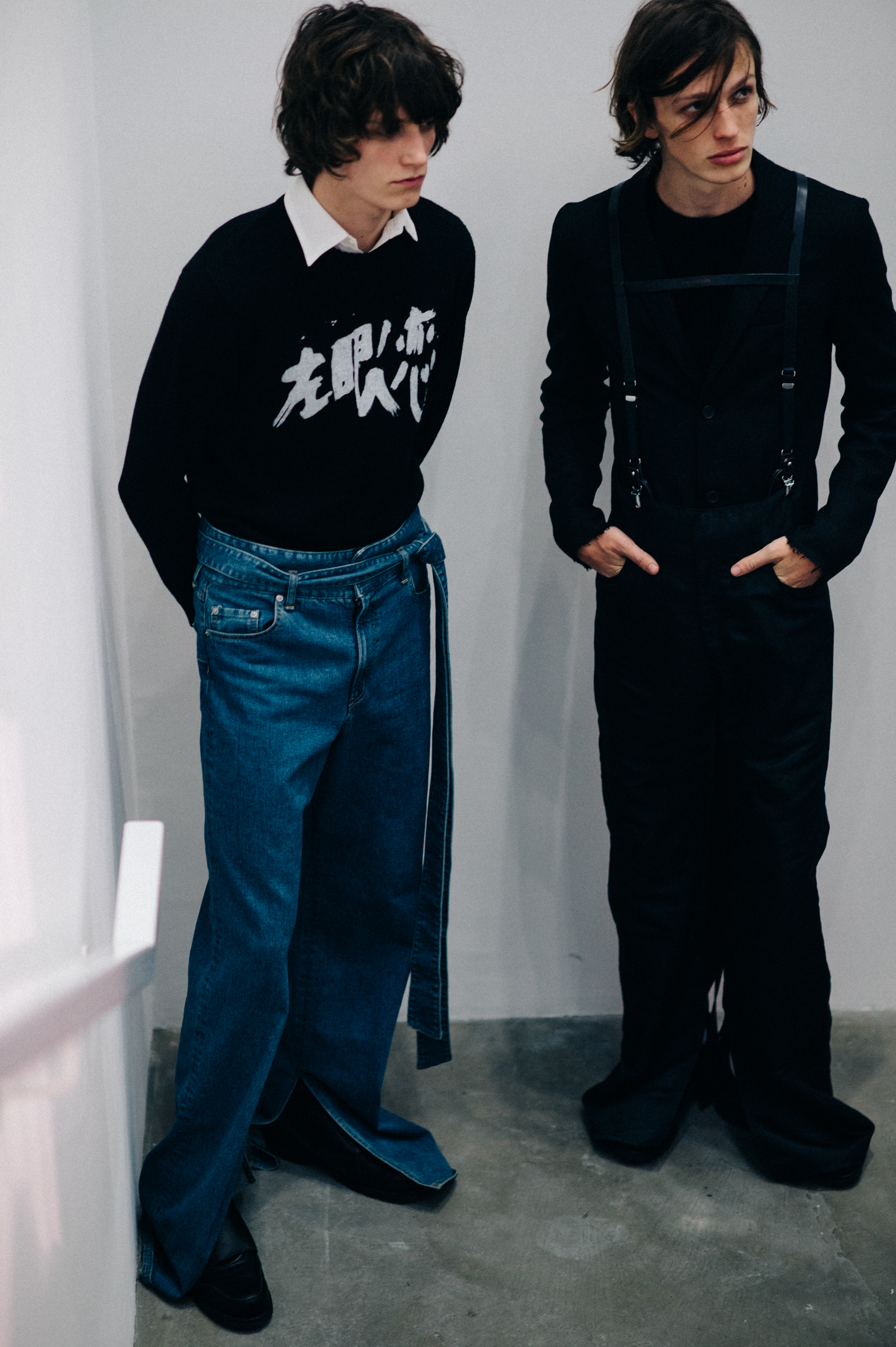 Two male models