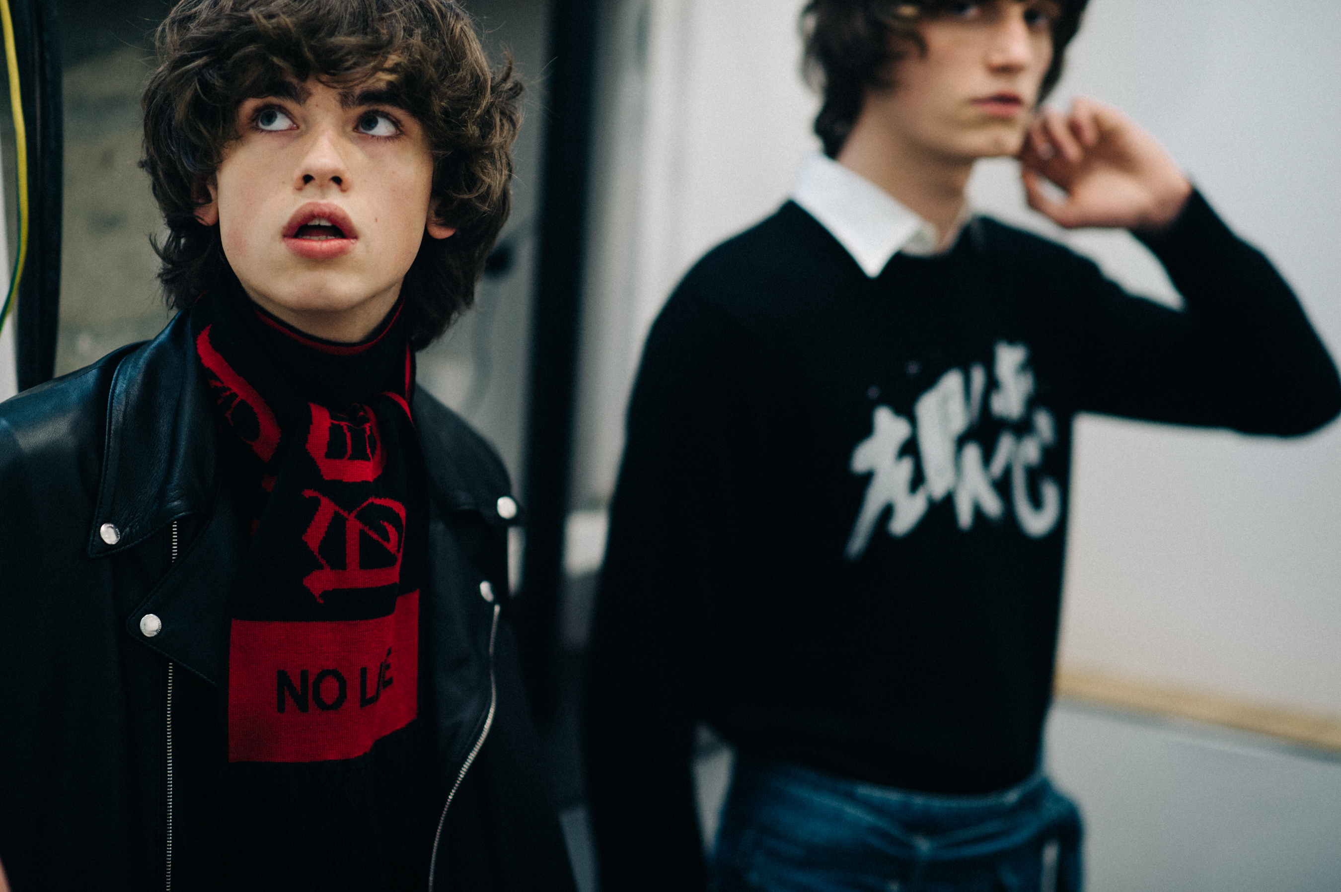 Two male models