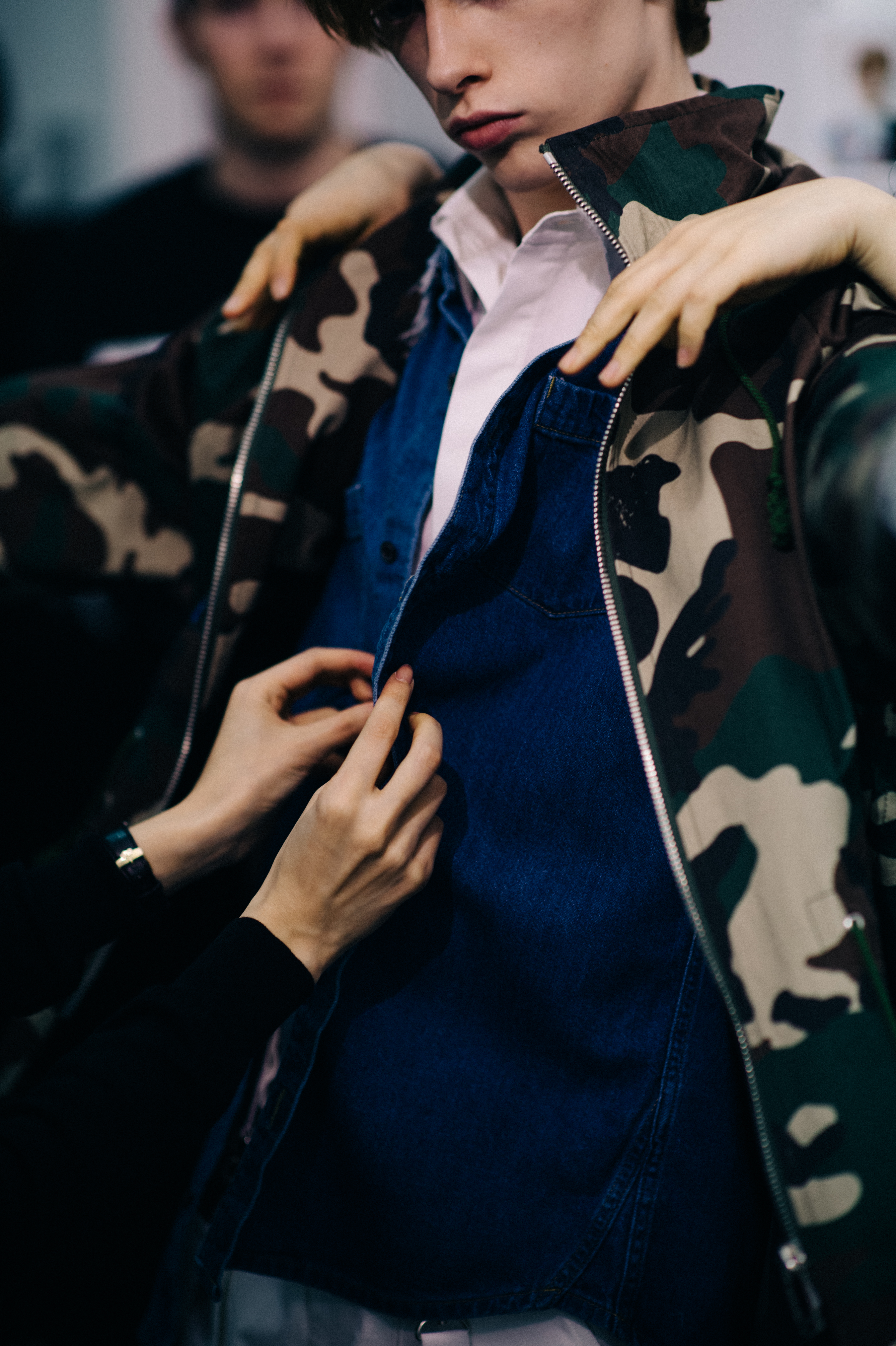 Male model dressed