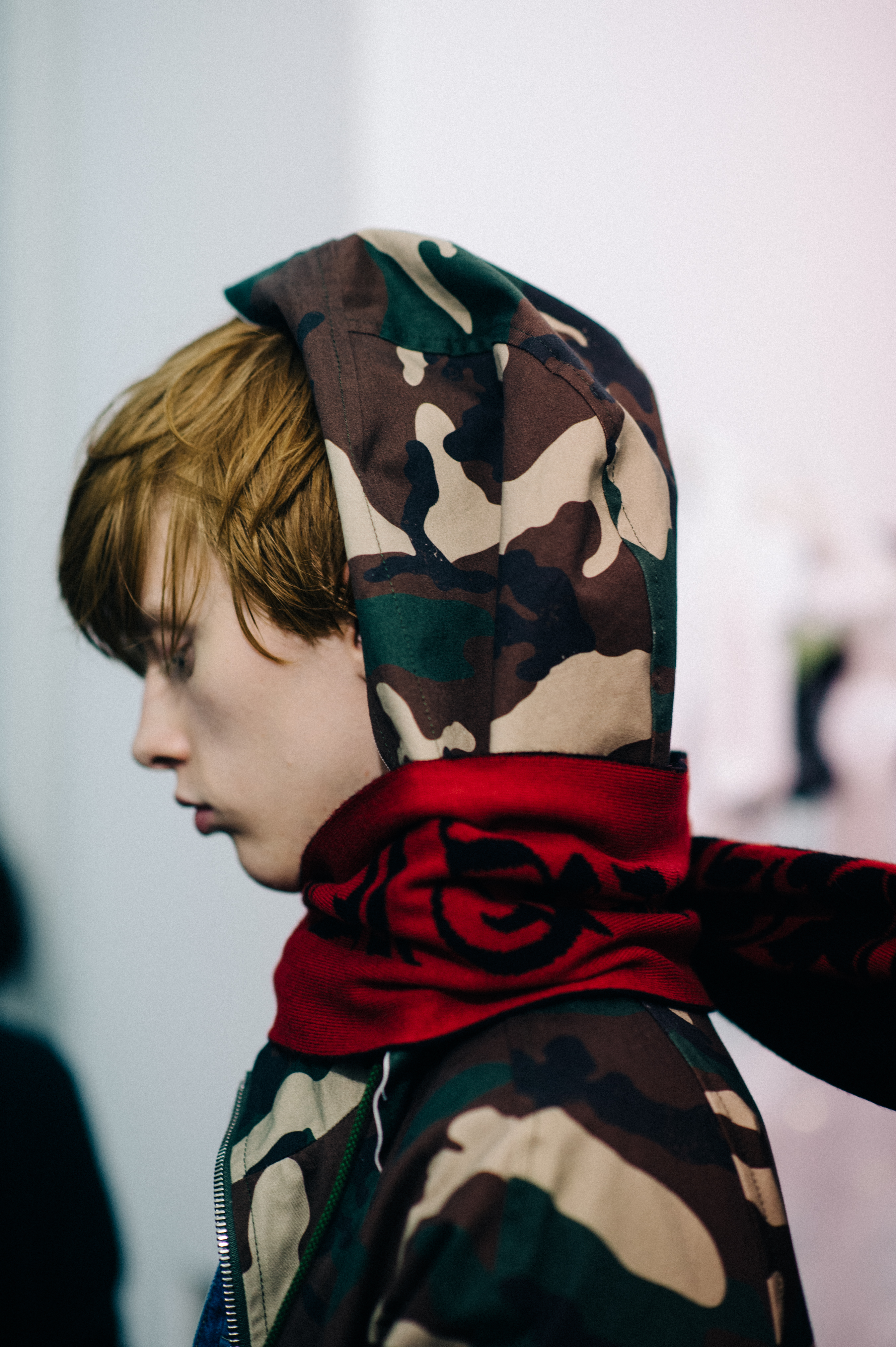 Male model red hair