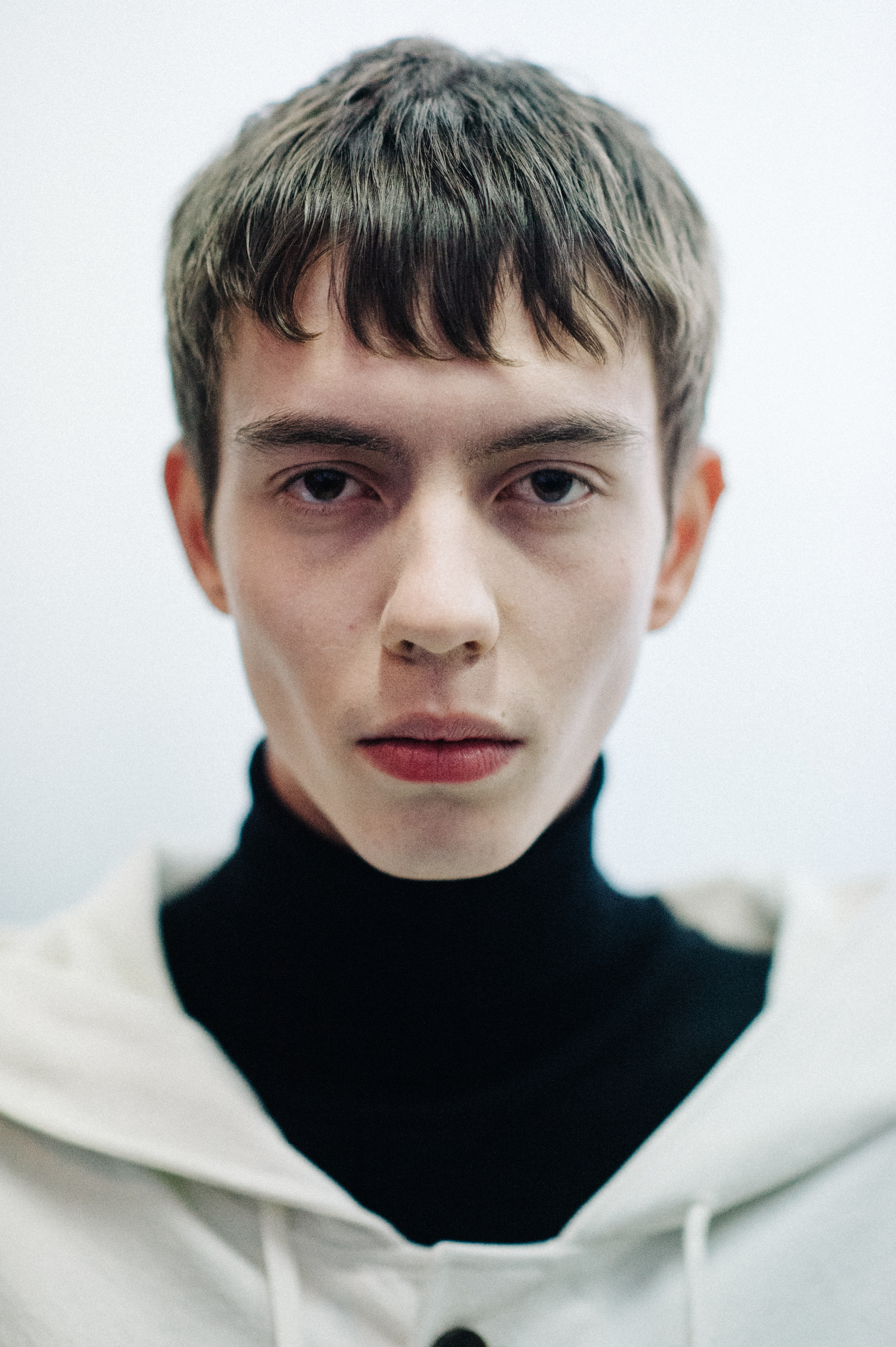 Portrait of a male model wearing turtleneck