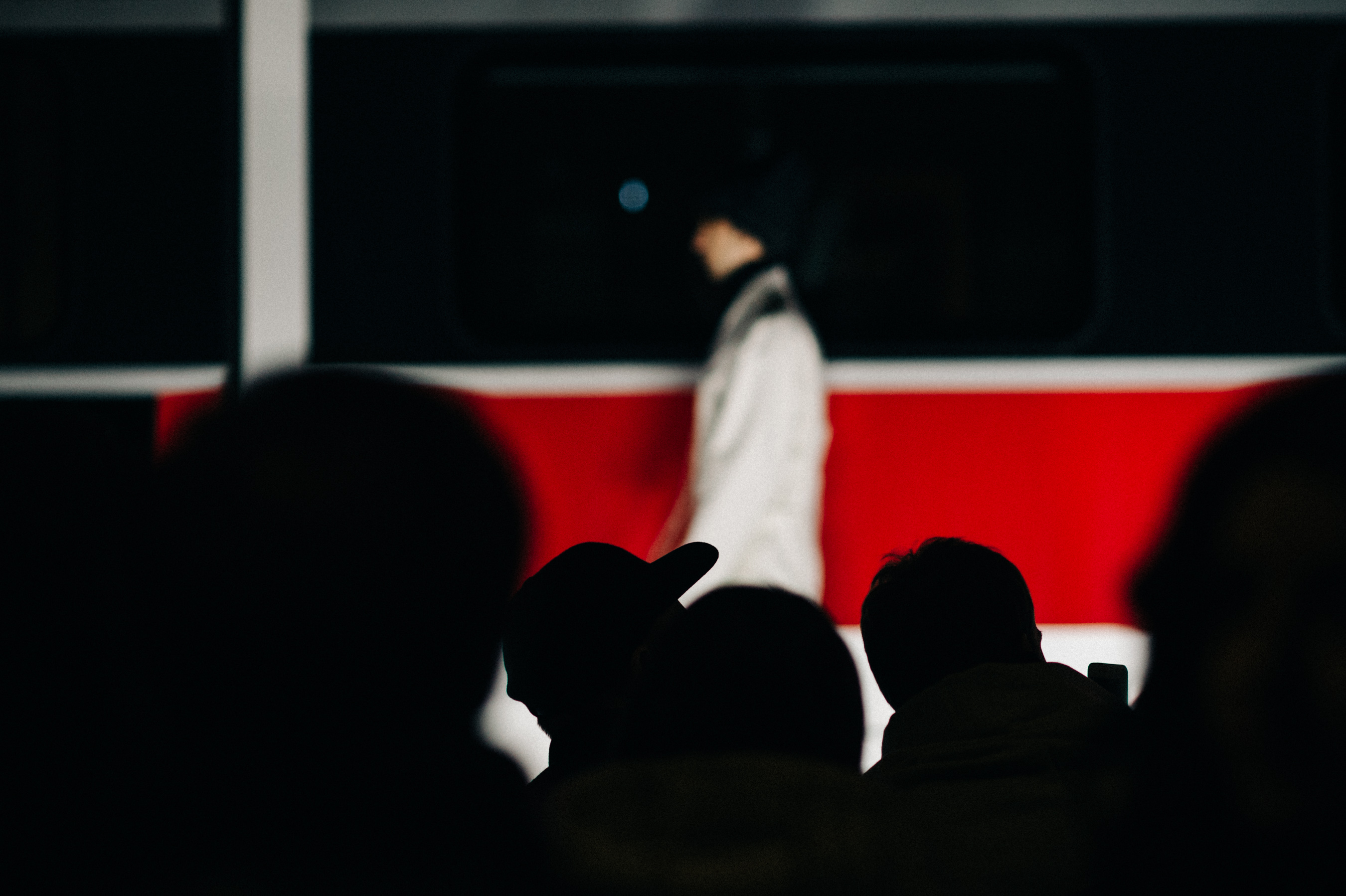 Runway photo in front of train