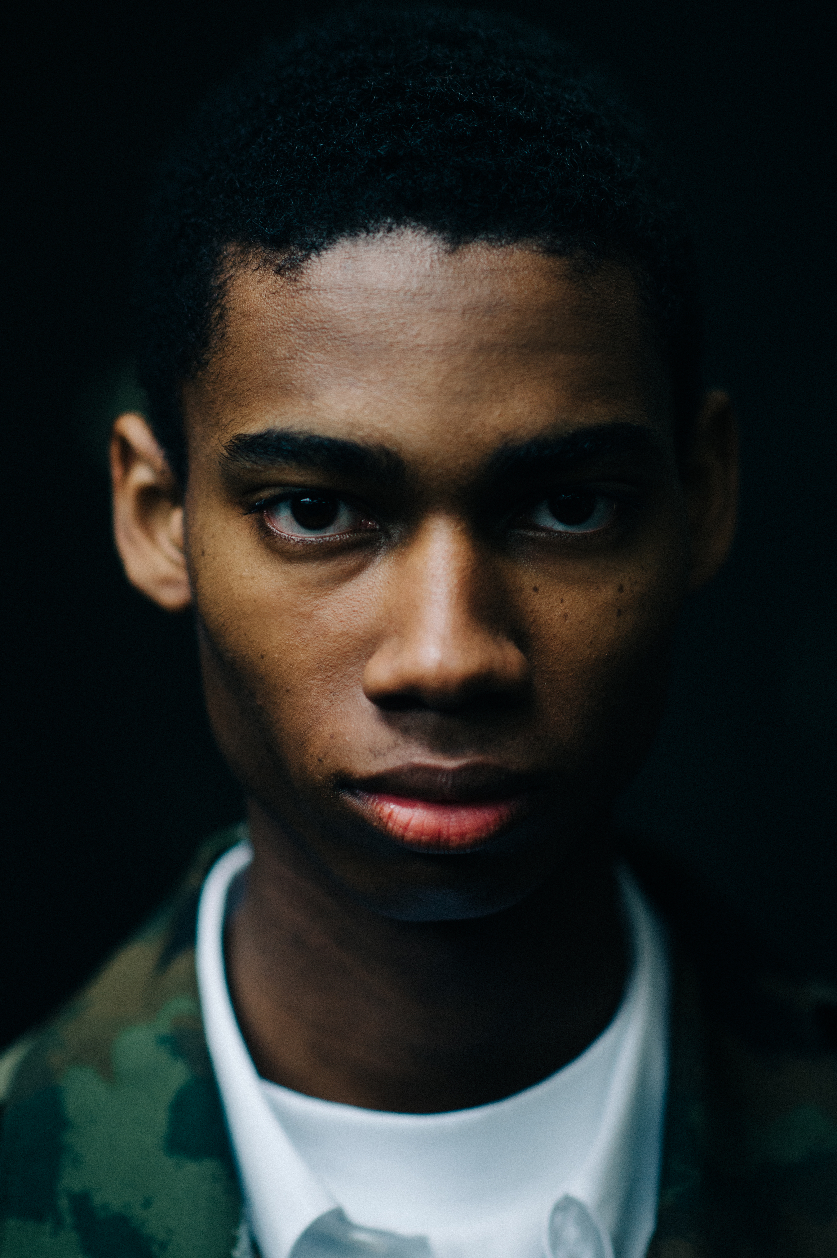 Portrait of male model