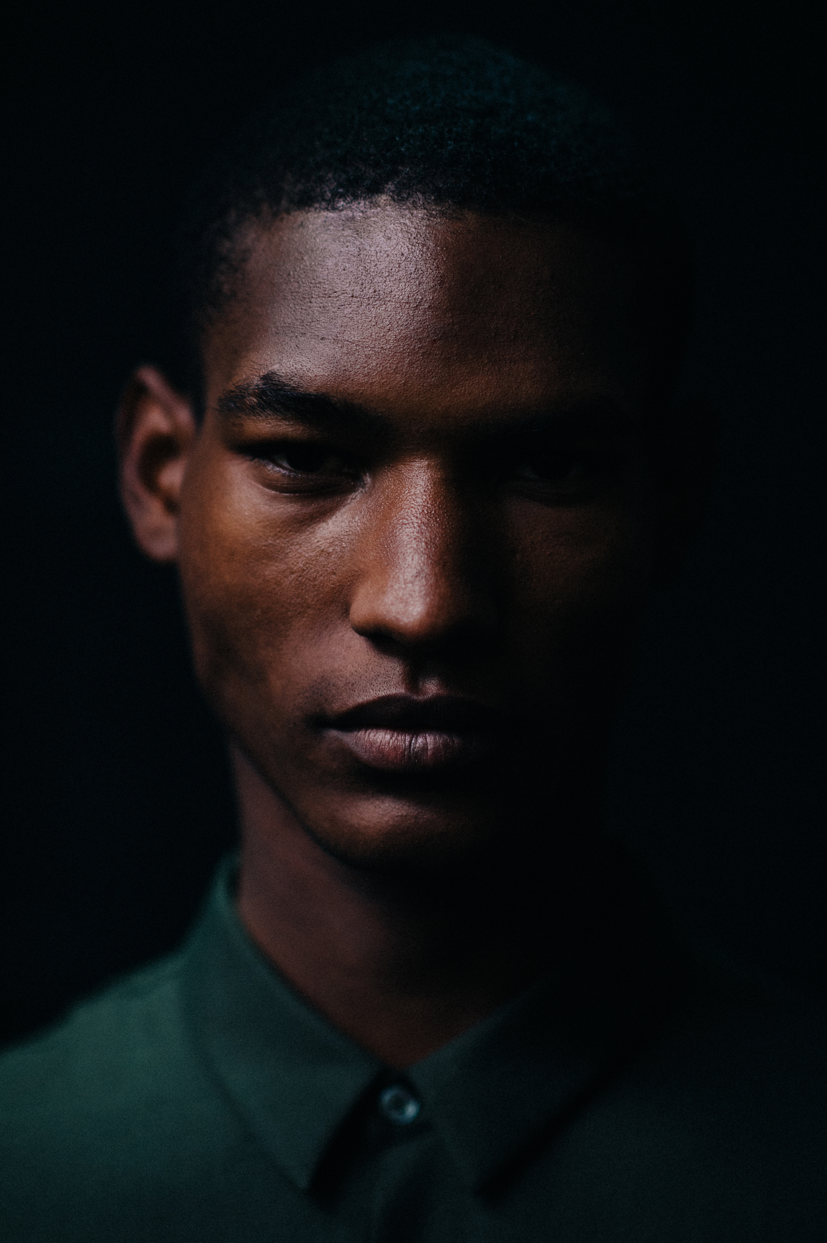 Portrait of male model