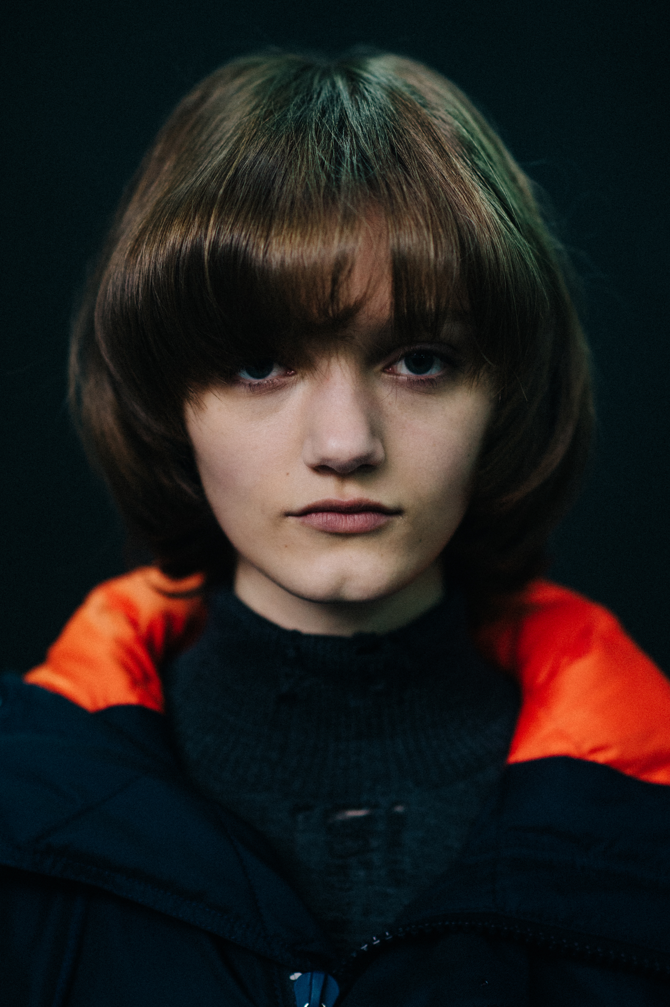 Portrait of a British model