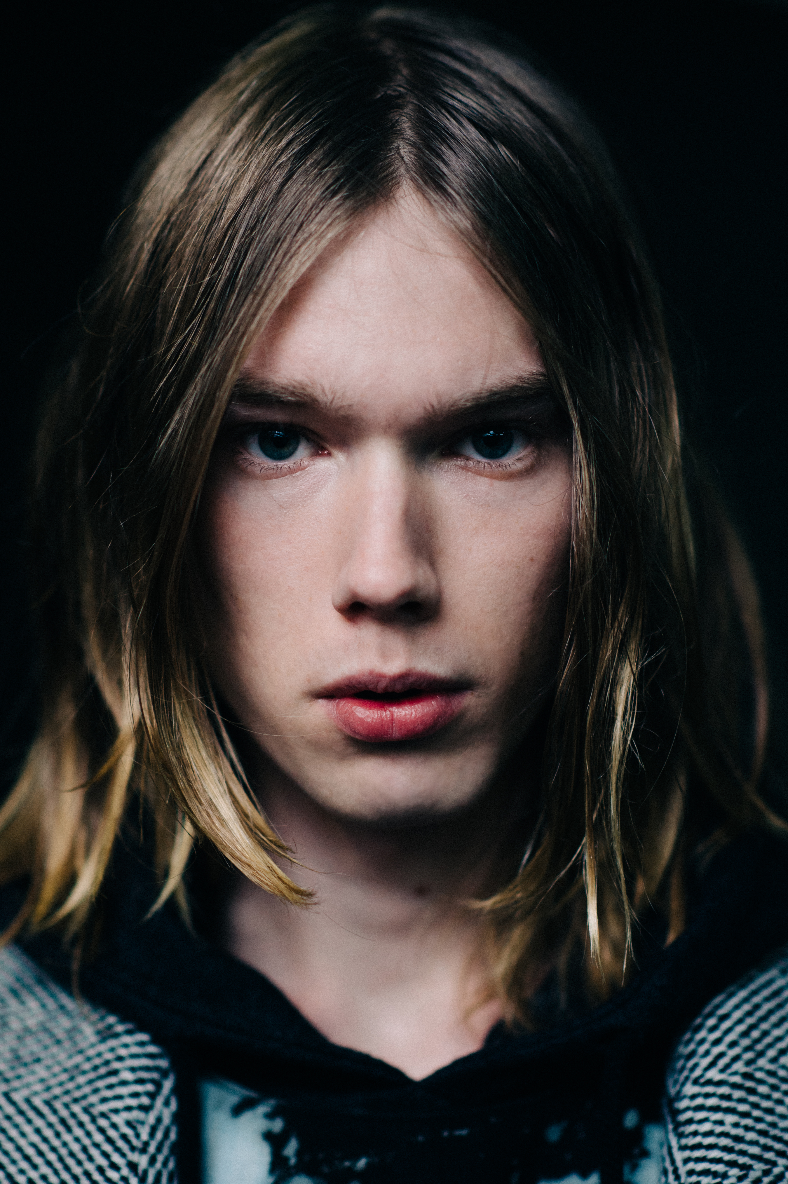 Portrait of a male model