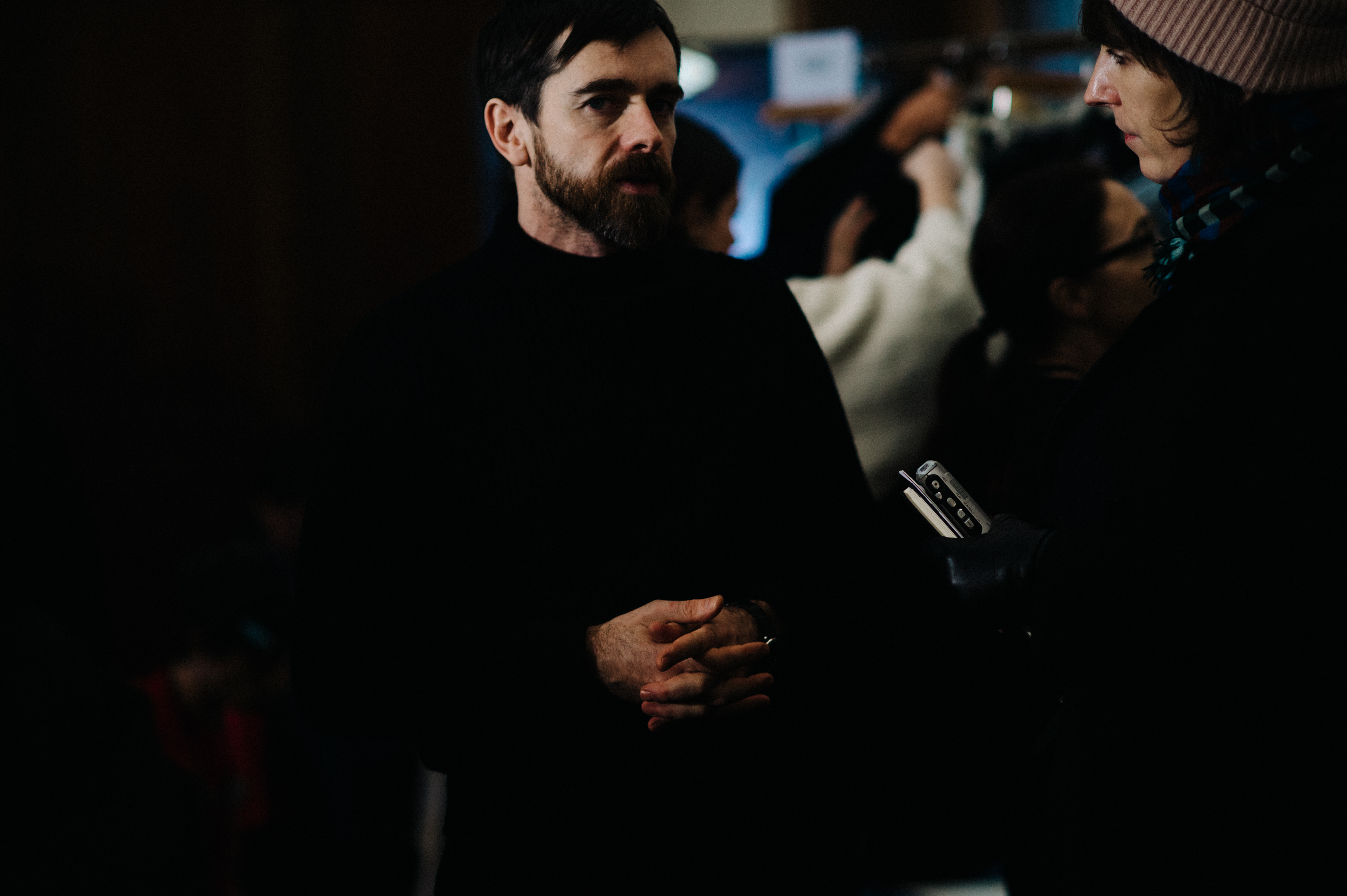 Designer before the show