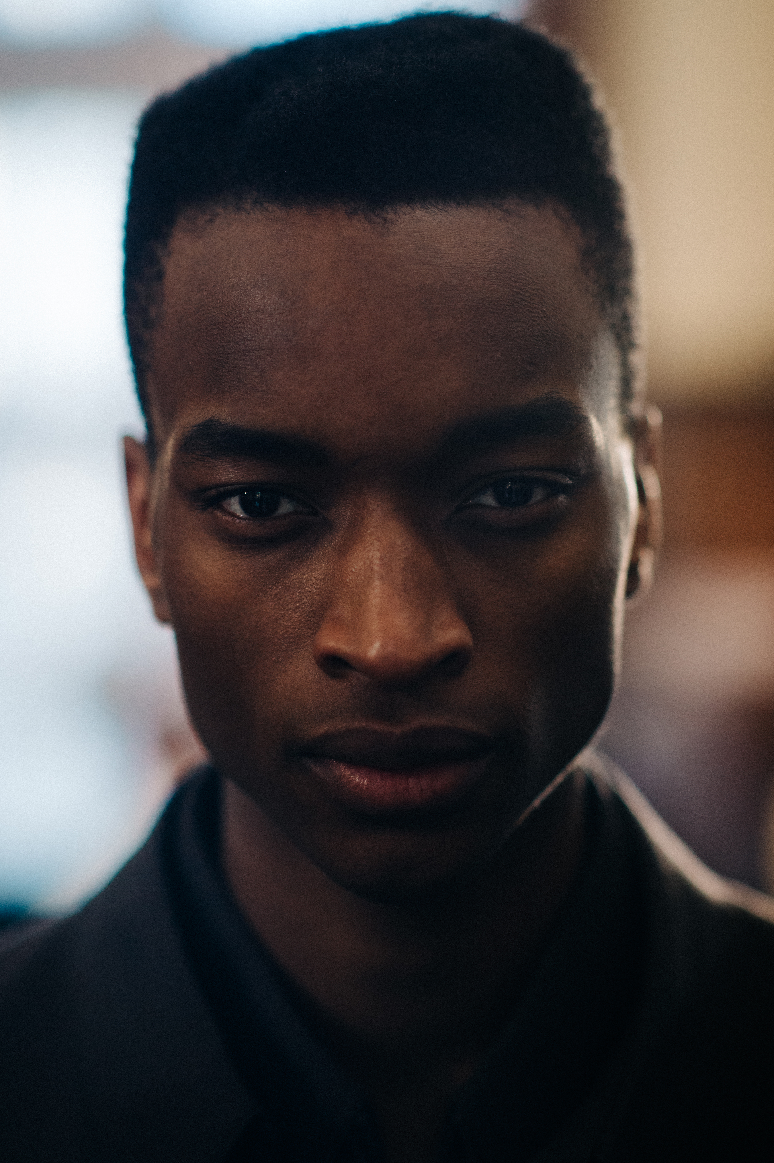 Portrait of a male model