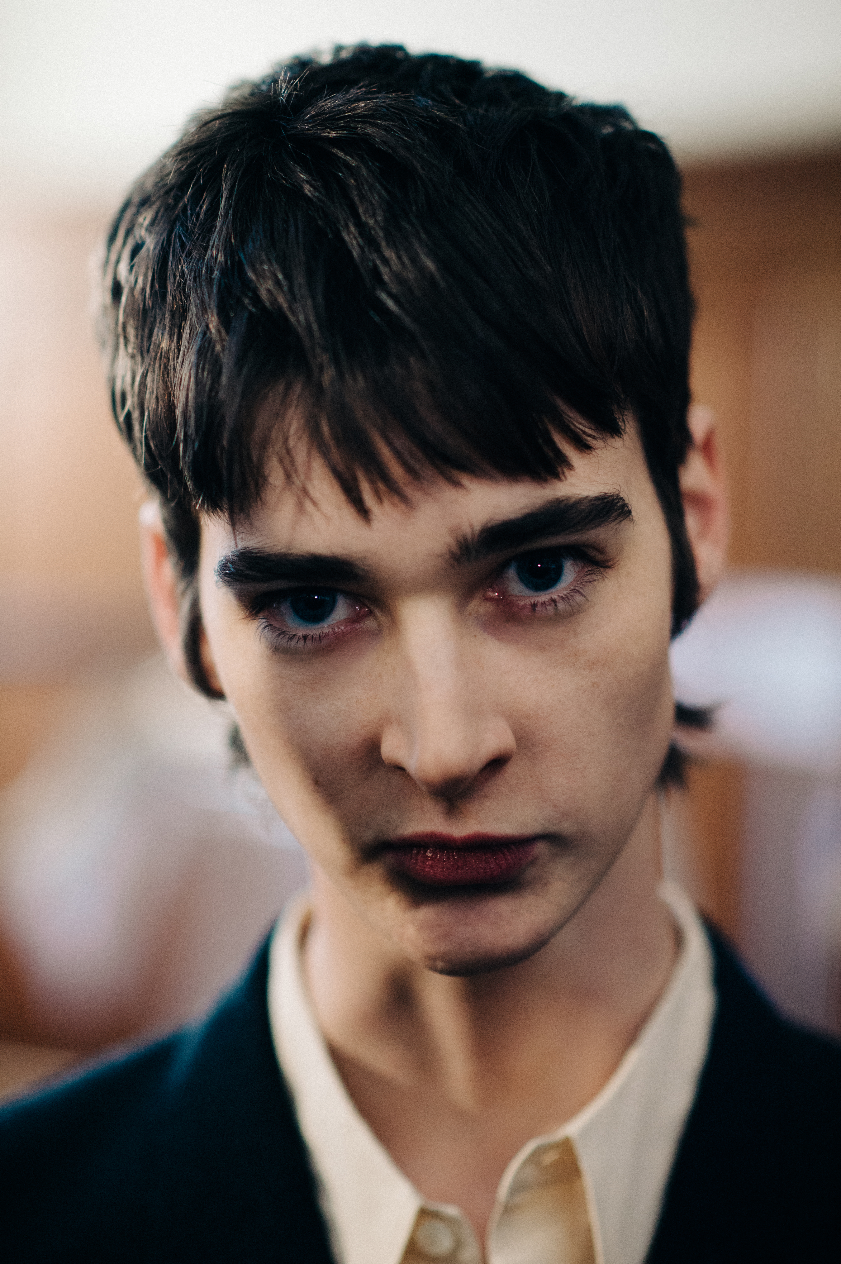 Portrait of a French male model