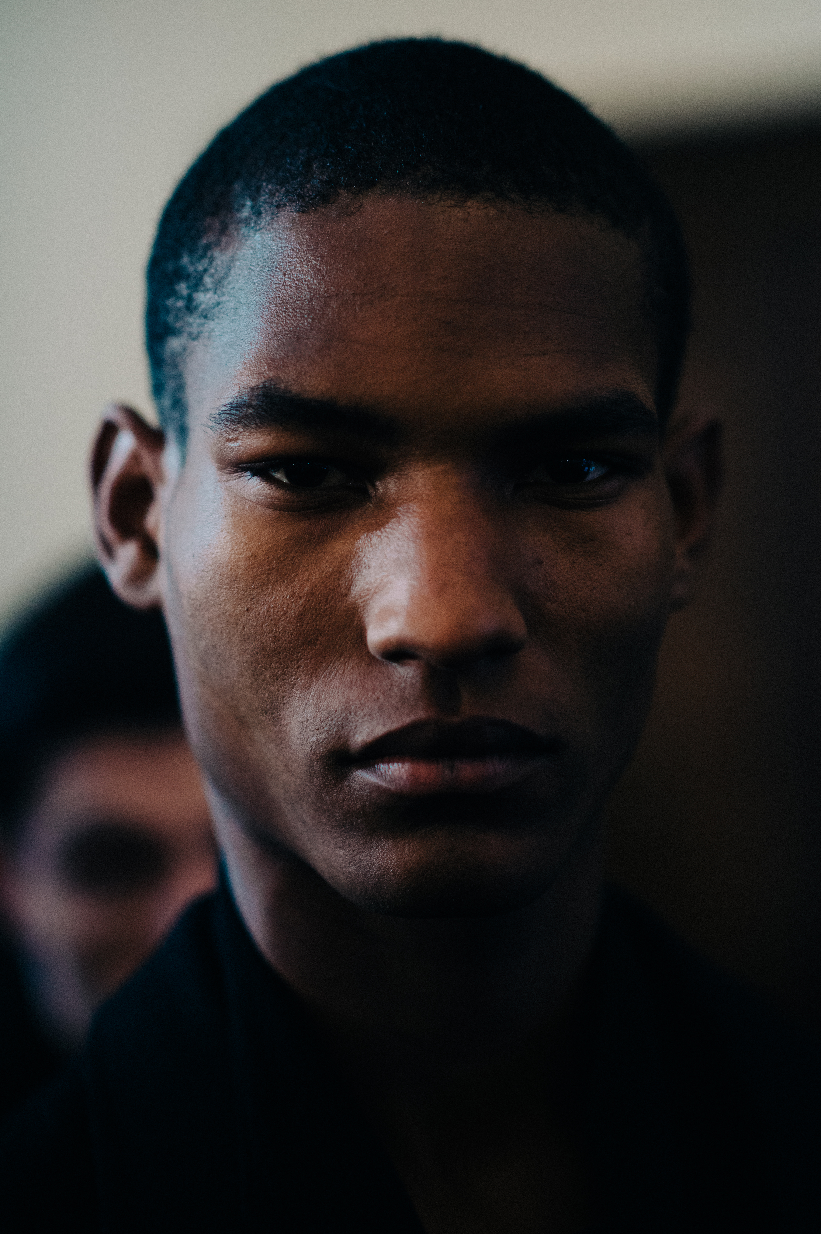 Portrait of a male model