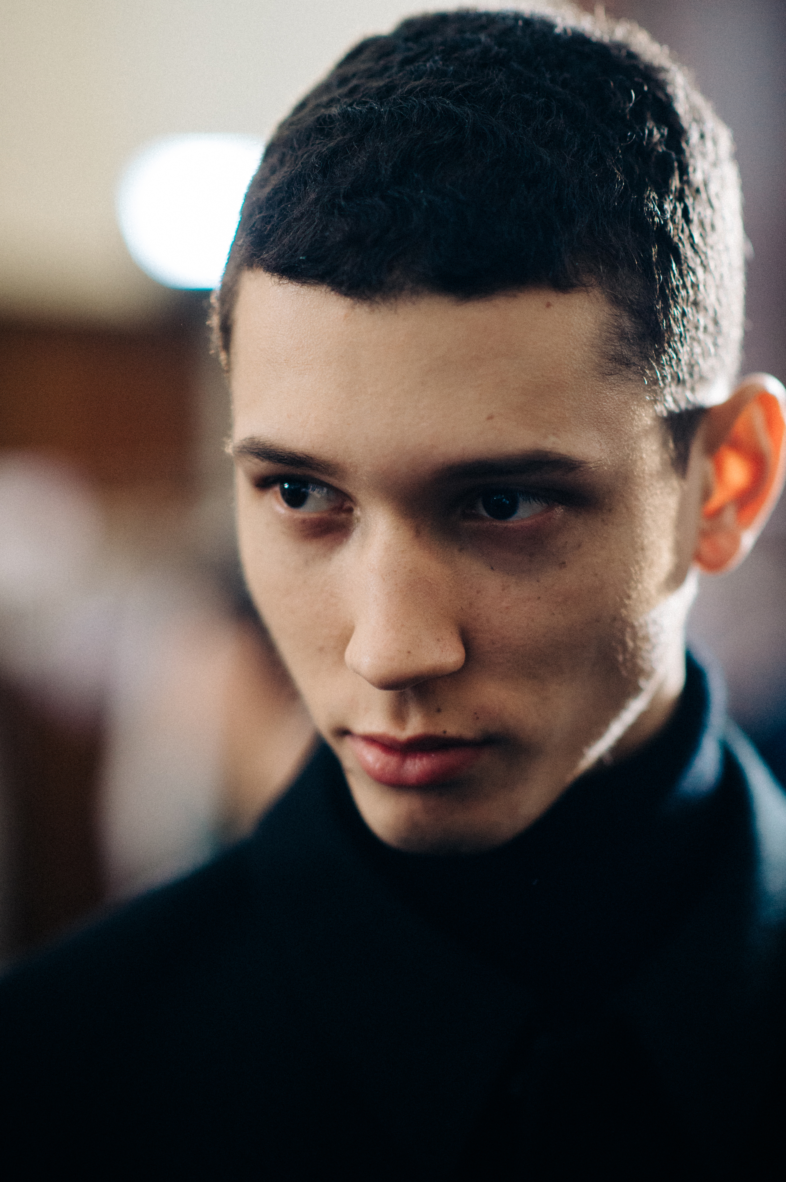 Portrait of a male model