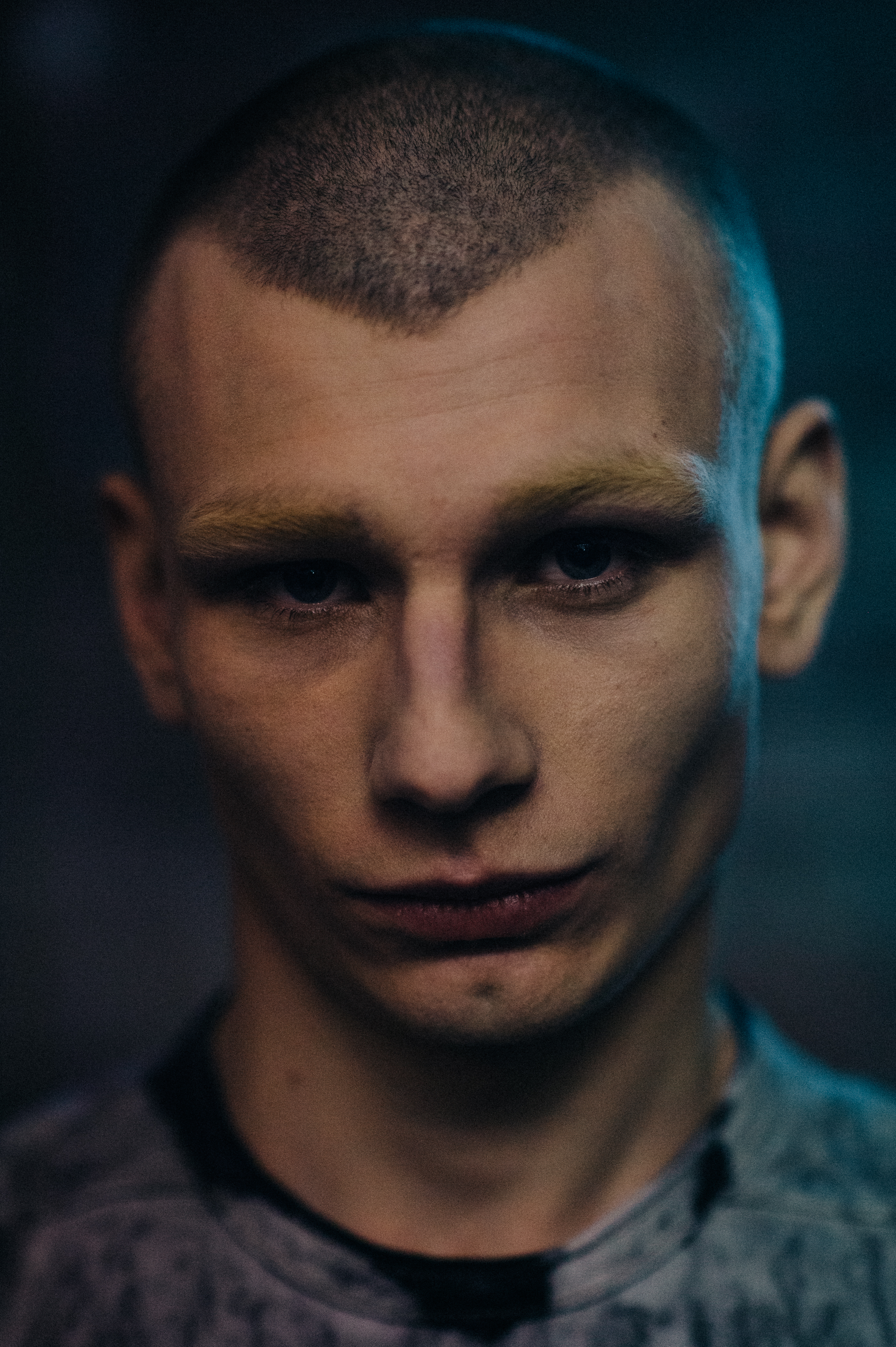 Portrait of a male model