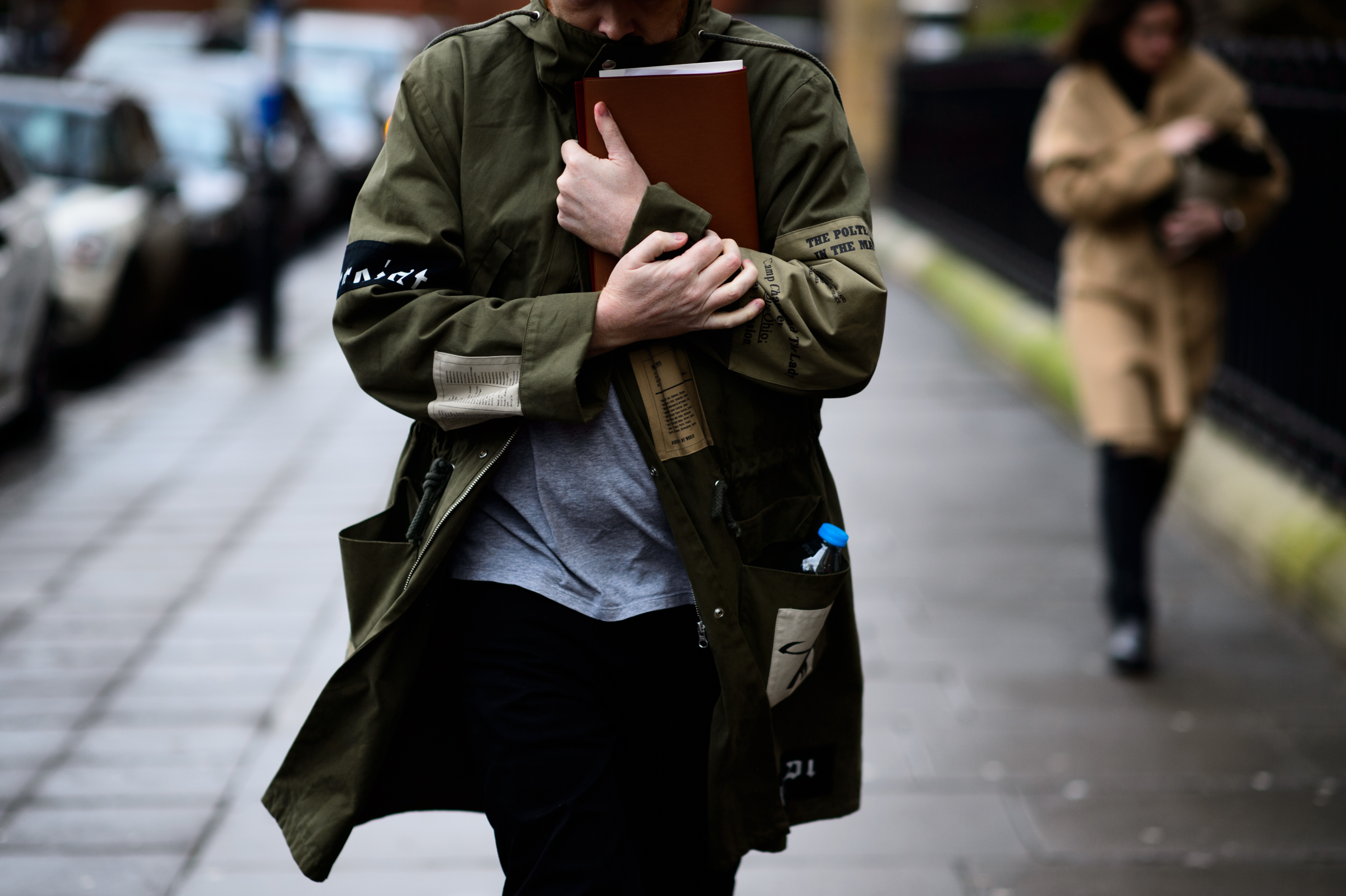 Man wearing Raf Simons vintage