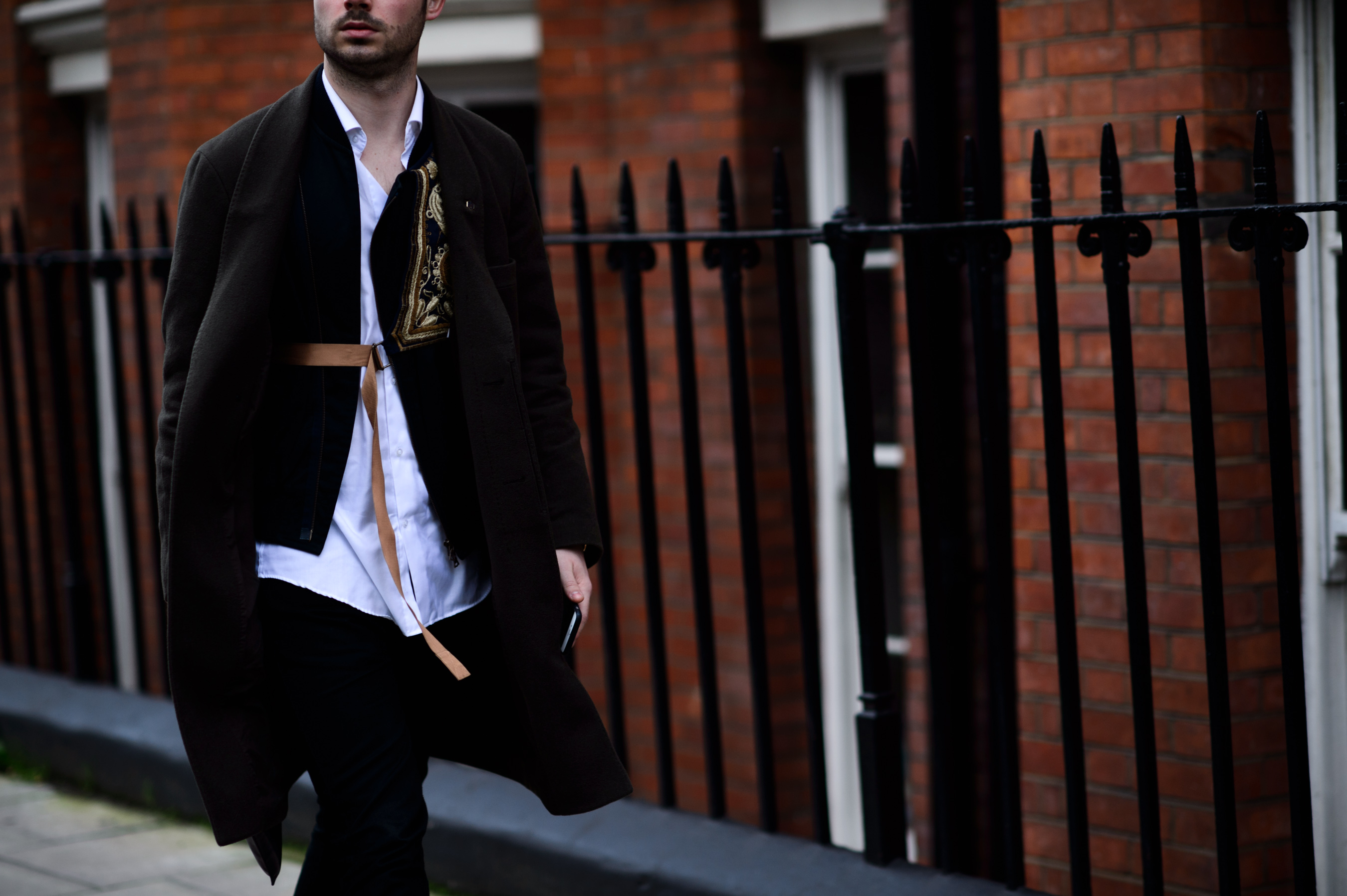 Man wearing Dries Van Noten vest