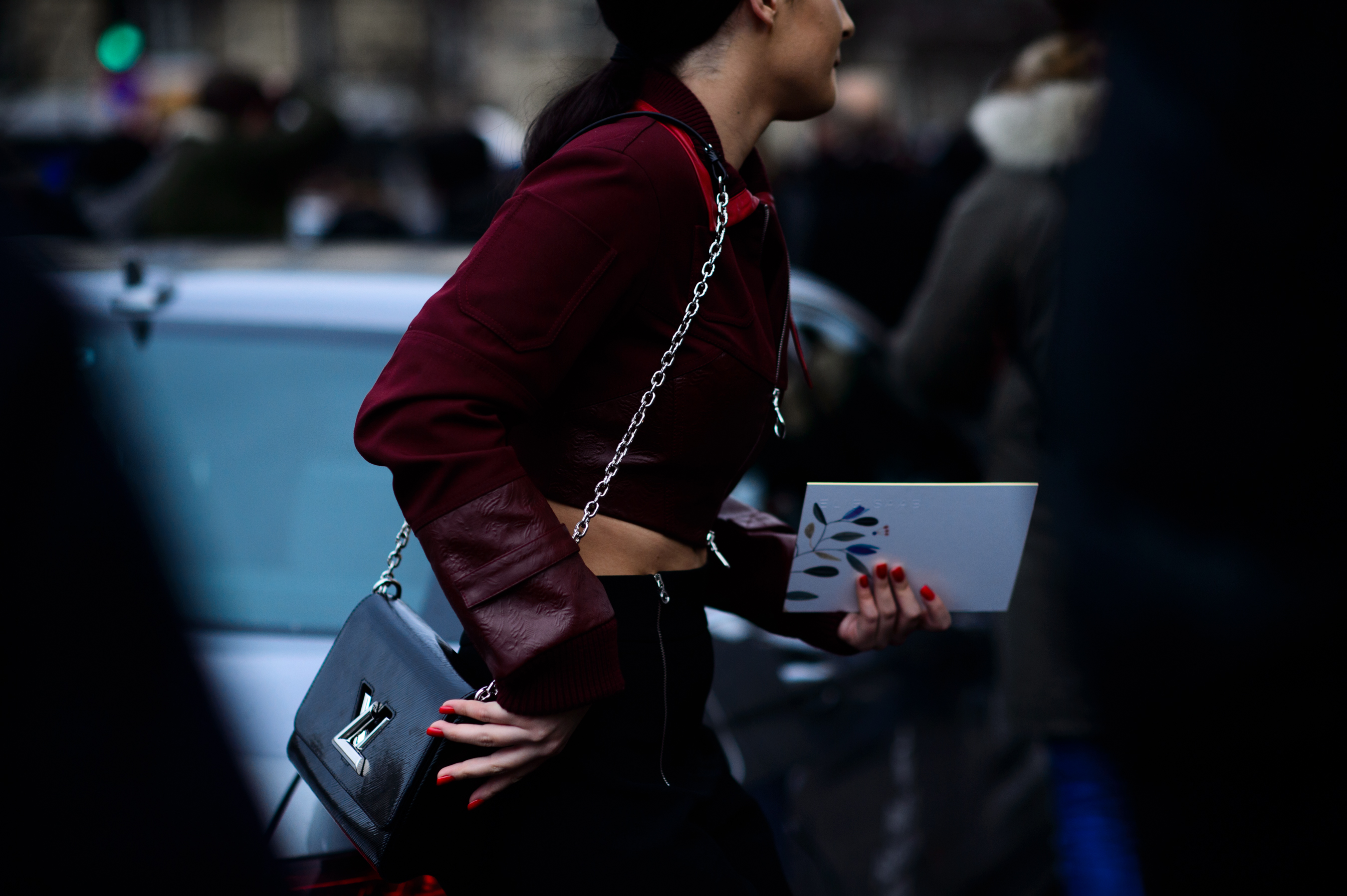 Woman before the show