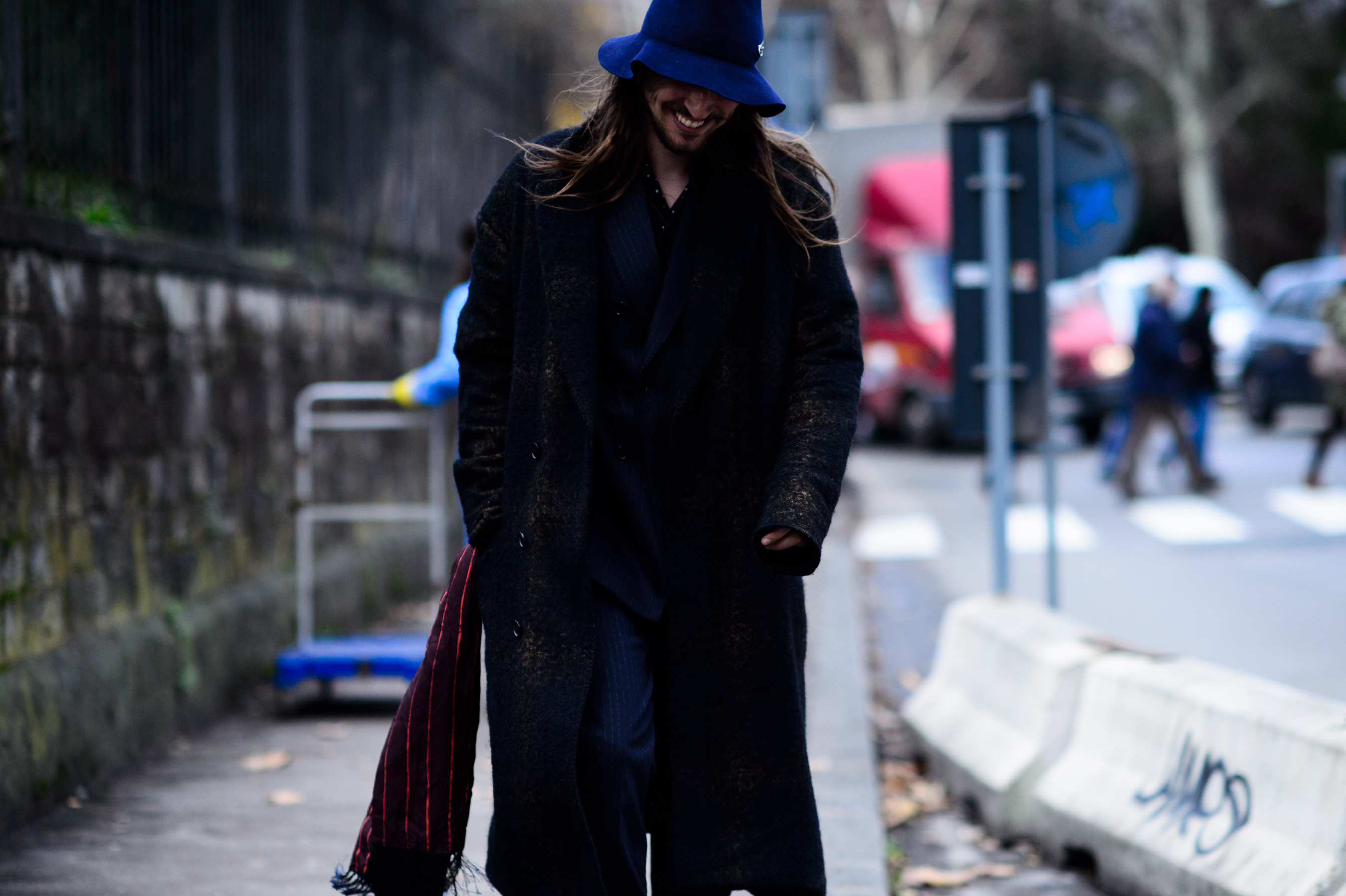 French Canadian designer wearing hat